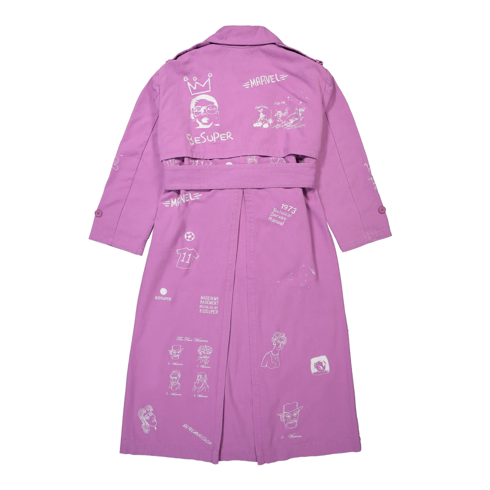 Embroidered Trench Coat - Image 2