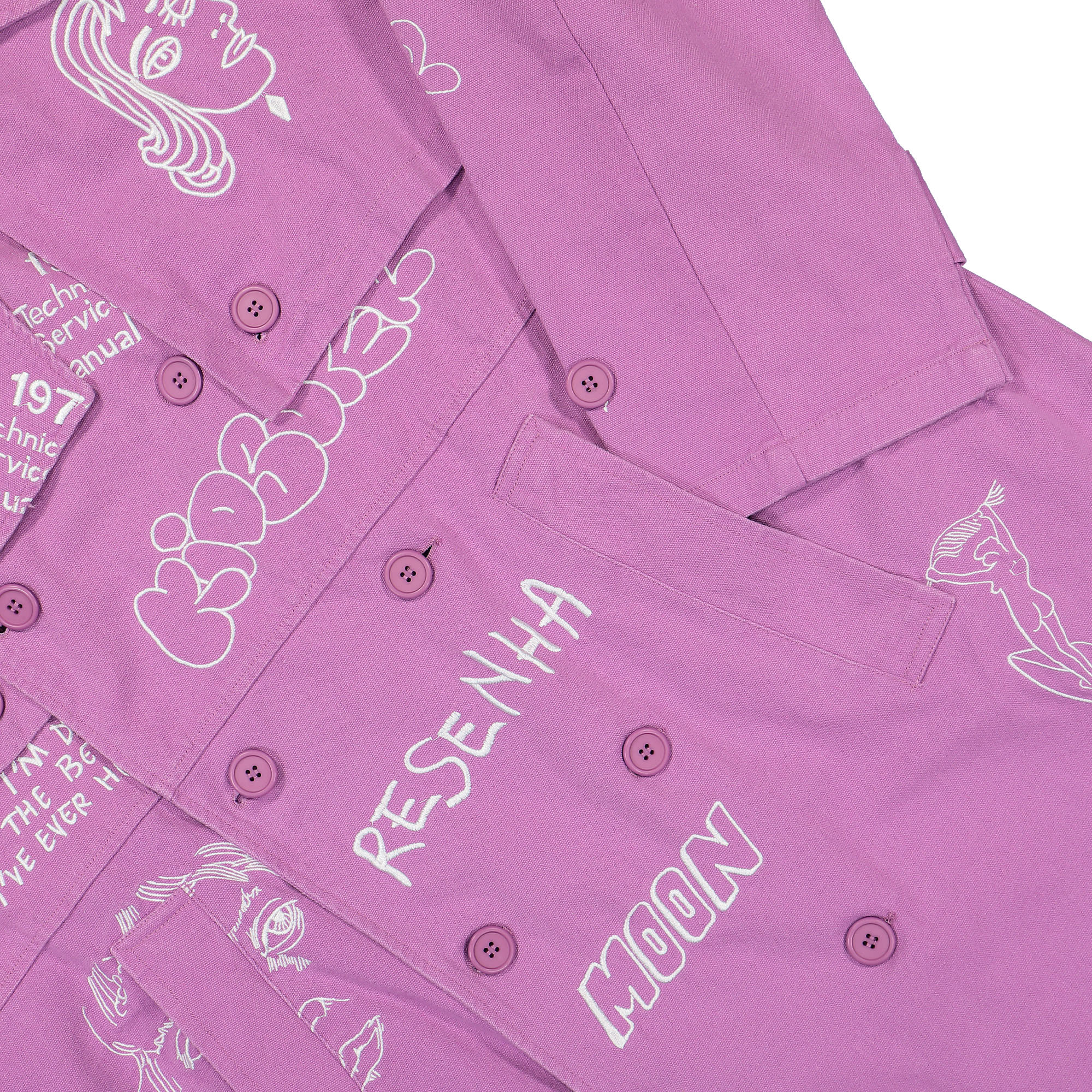 Embroidered Trench Coat - Image 4