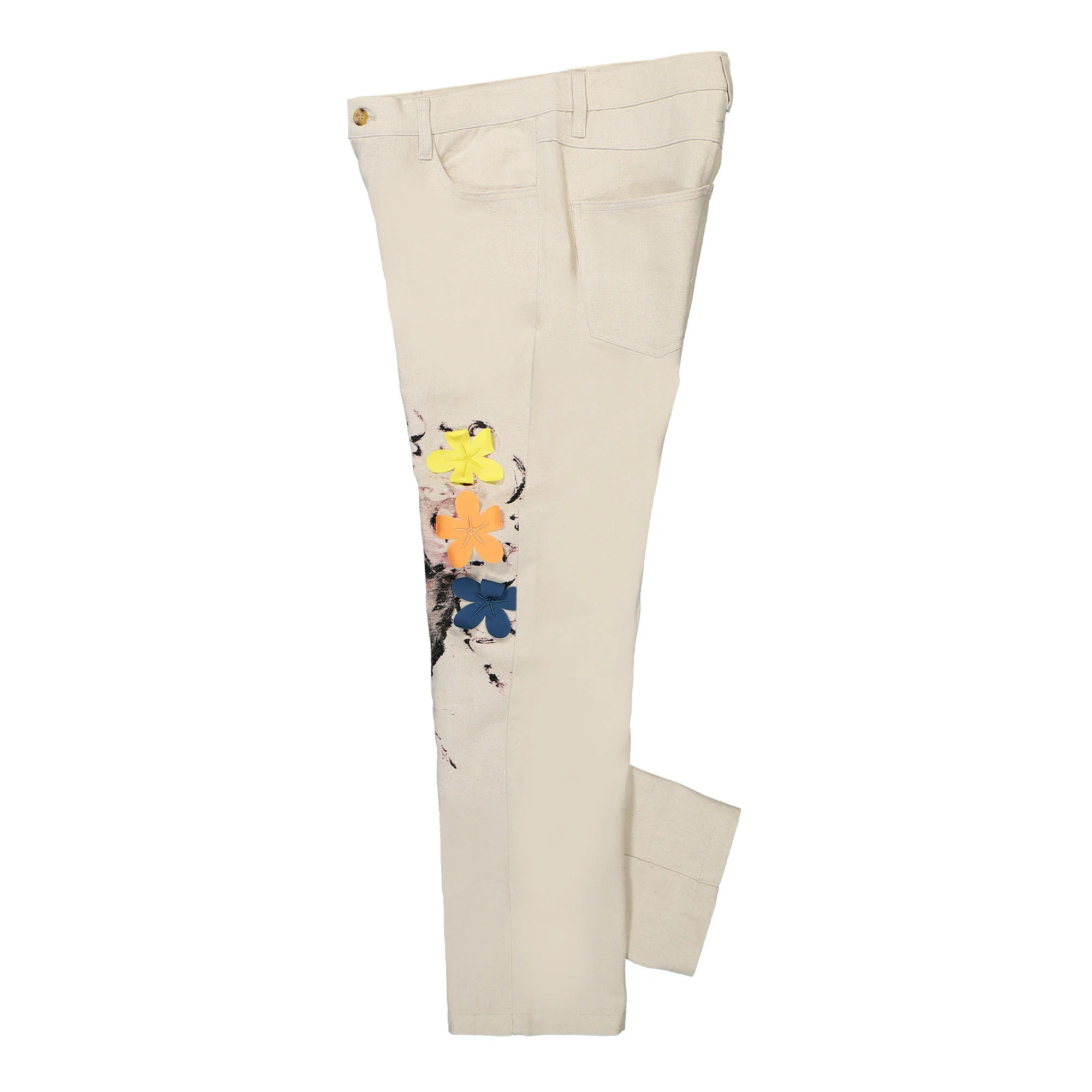 Flowers Face Suit Pants - Image 3