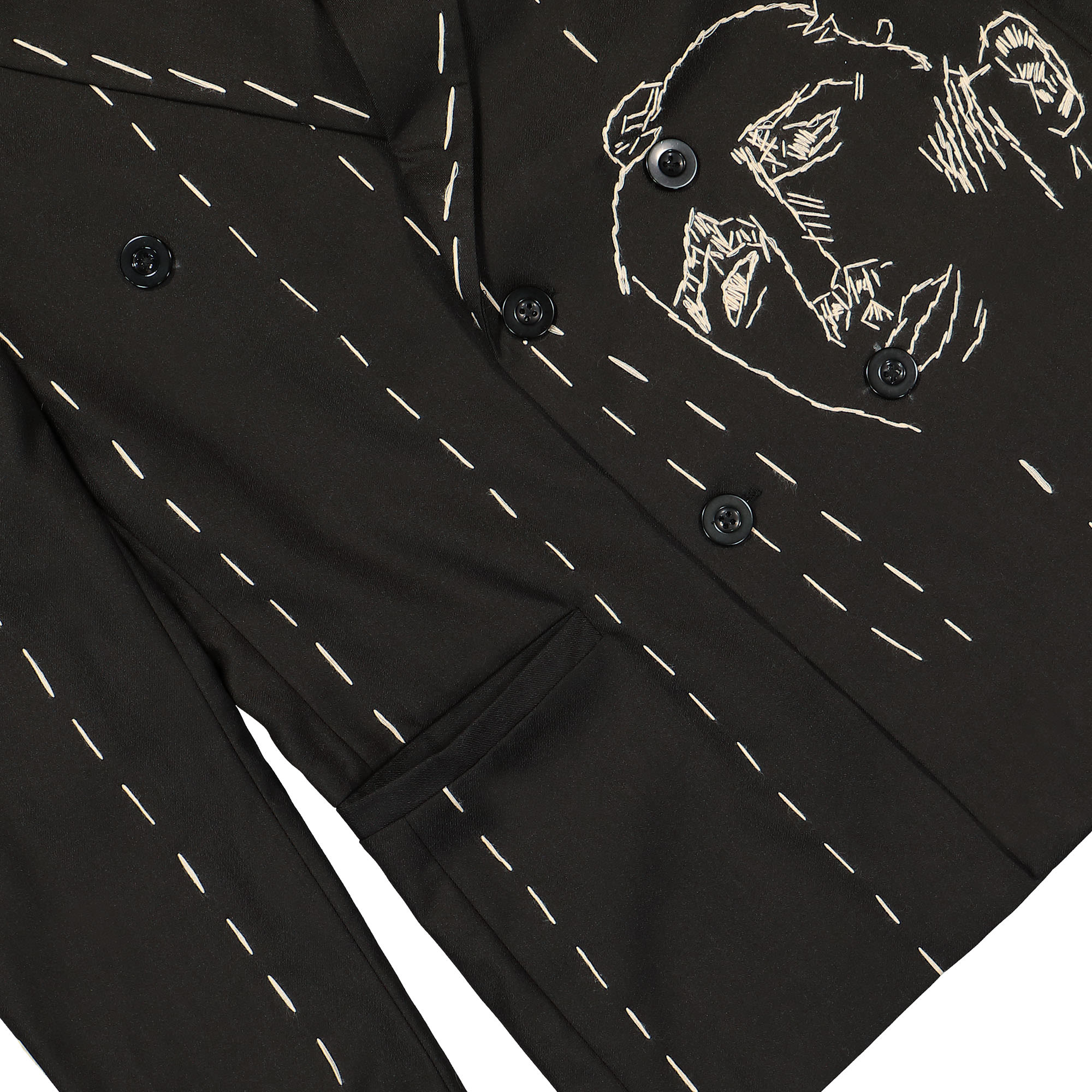 Hand Embroidered Suit Top - Image 4