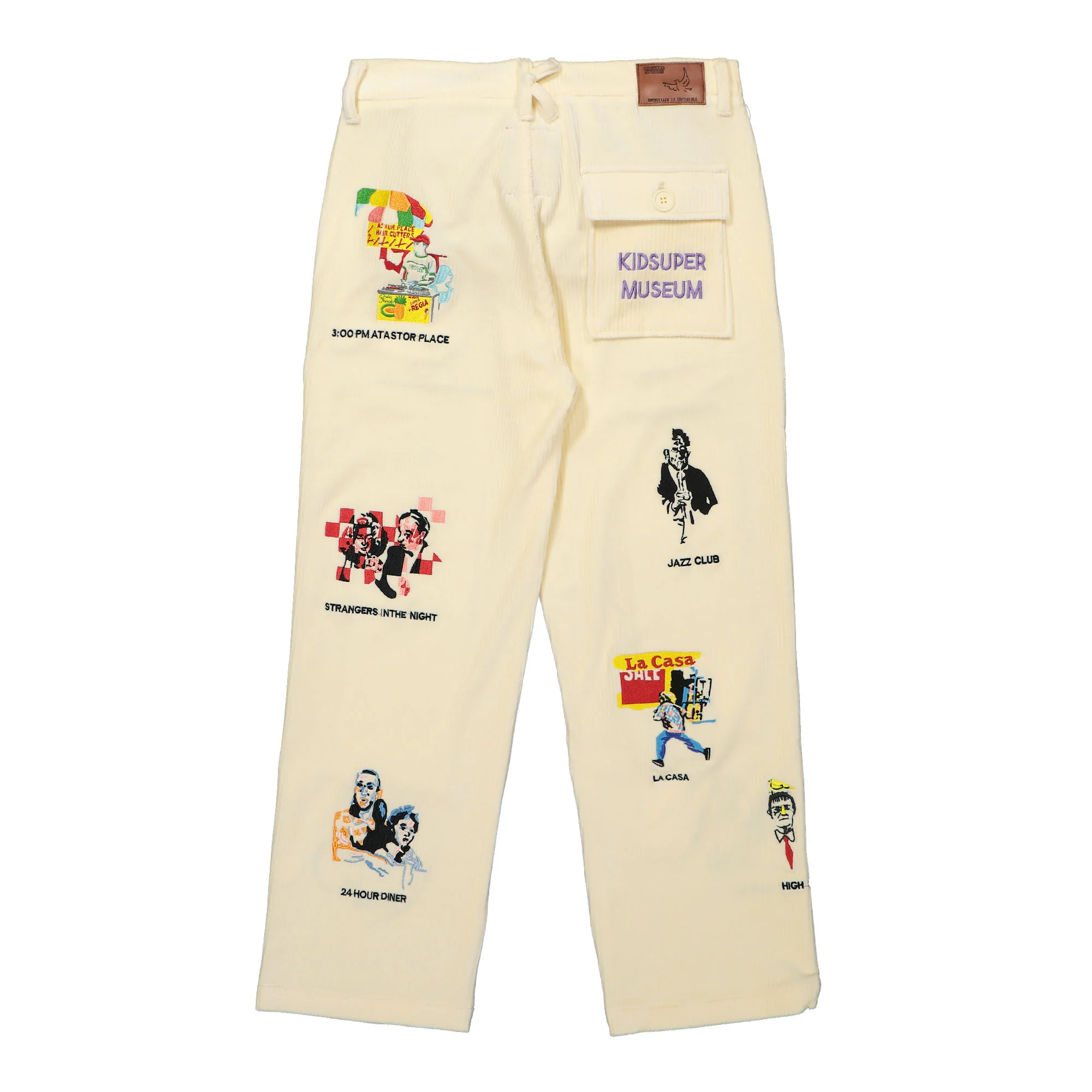 Museum Embroidered Cord Pants - Image 2
