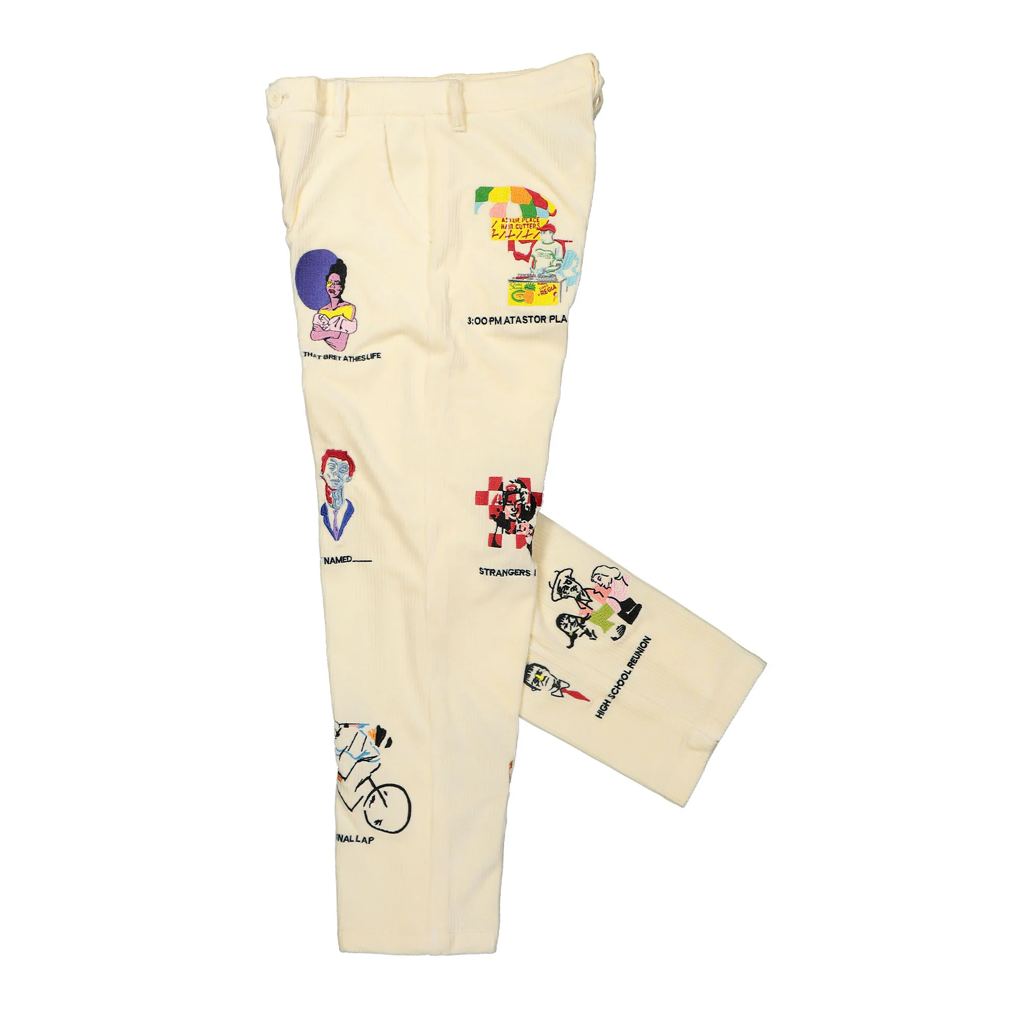 Museum Embroidered Cord Pants - Image 3