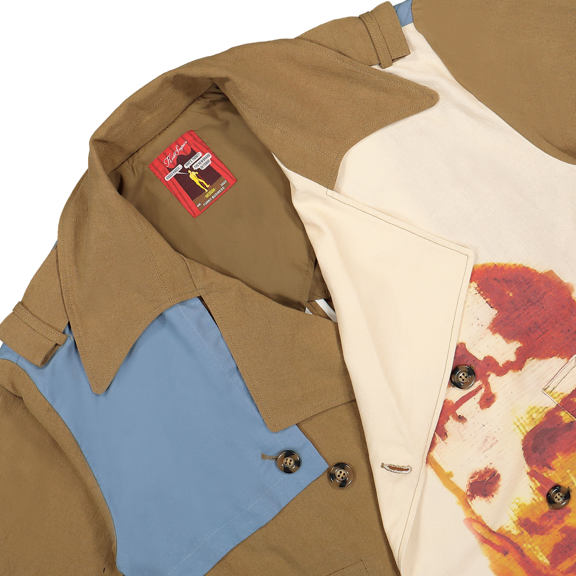 Painted Trench Coat - Image 3