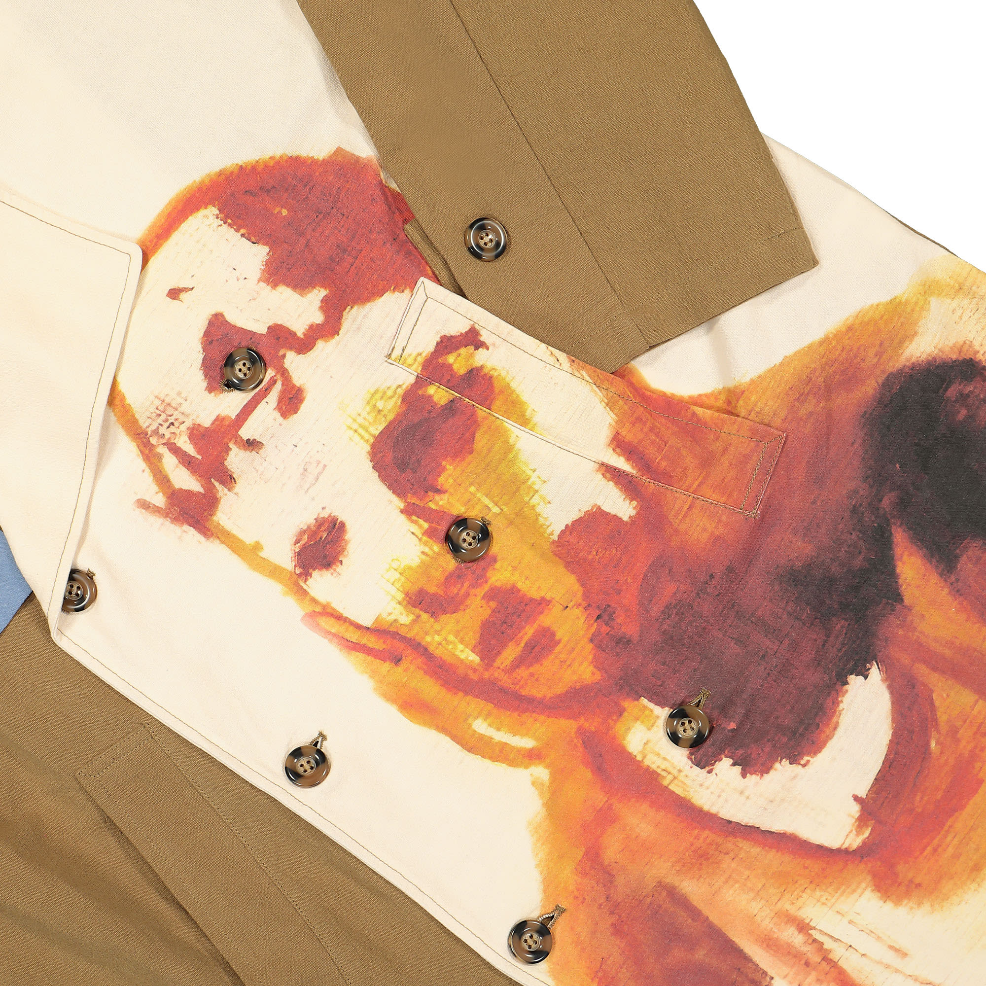 Painted Trench Coat - Image 4