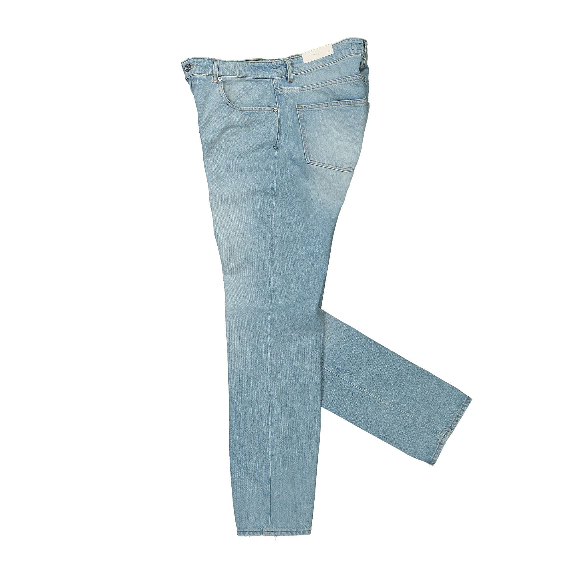 5 Pocket Straight Cut Indigo Jeans - Image 3