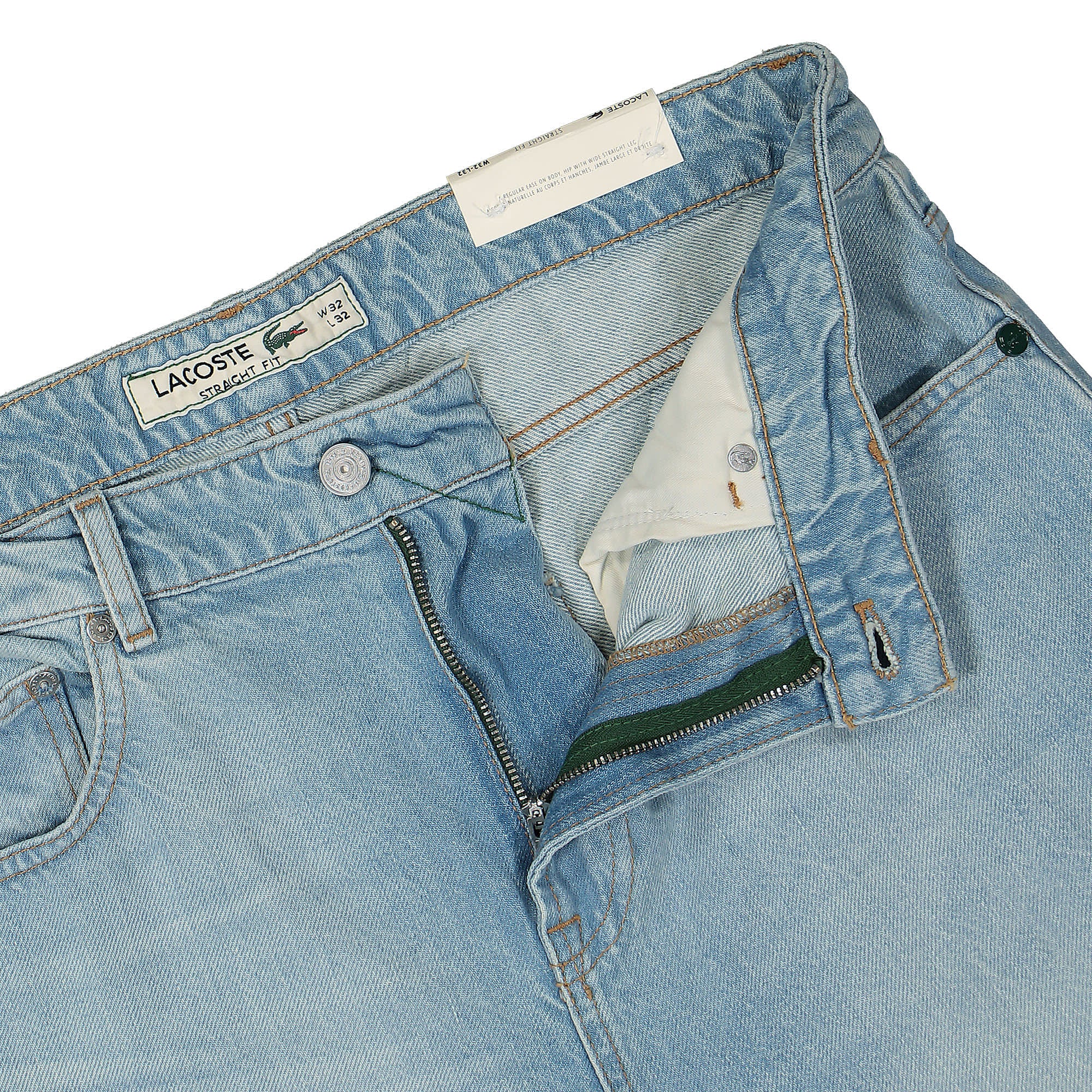 5 Pocket Straight Cut Indigo Jeans - Image 4