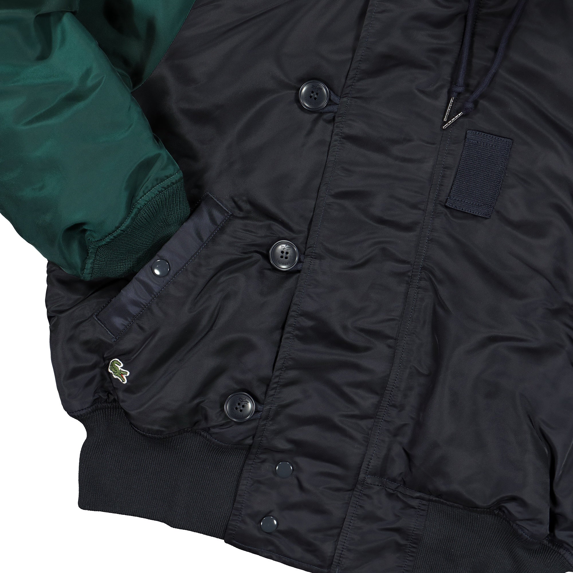 Alpha Industries x Lacoste Colourblock Bomber - Image 3