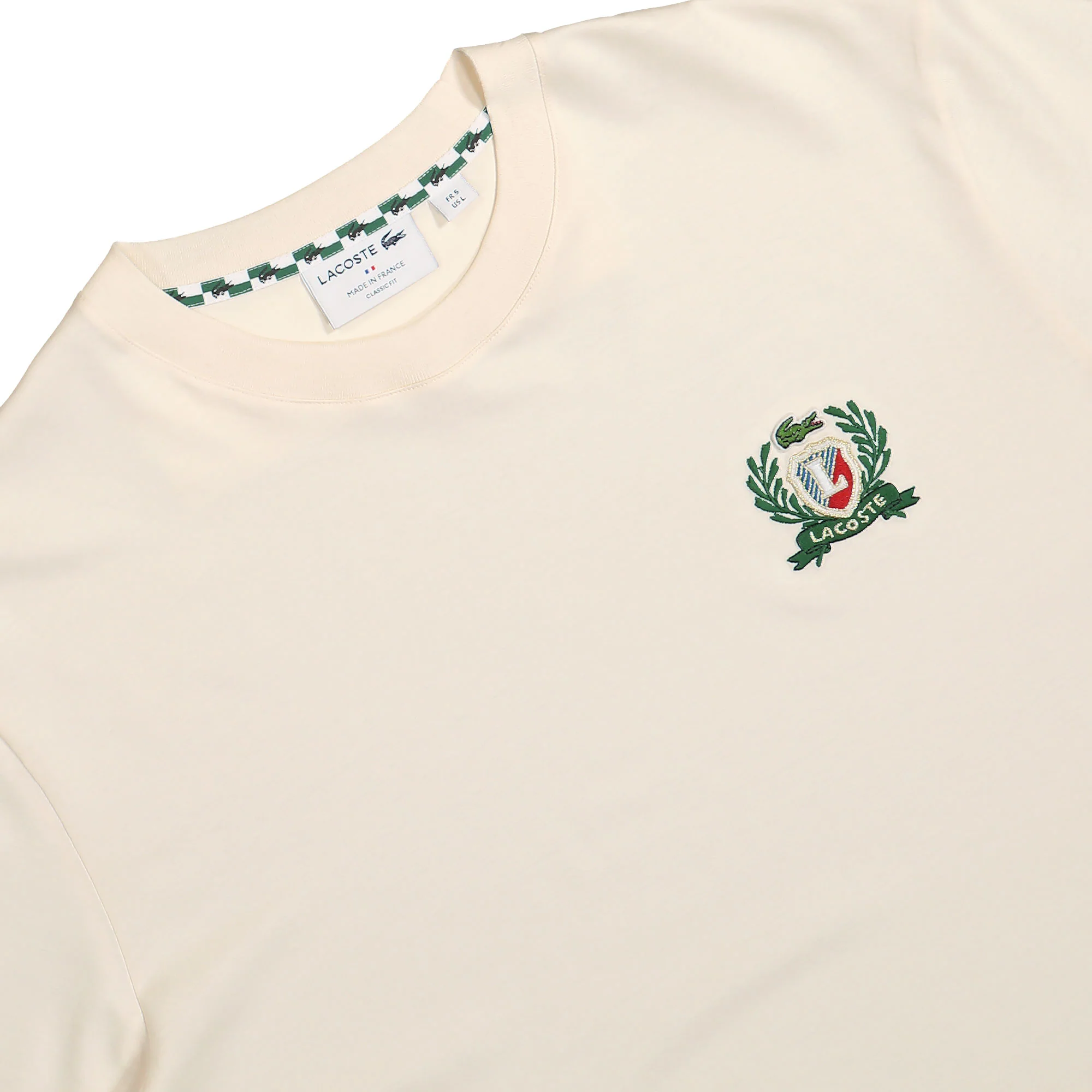 French Made Embroidered Badge T-Shirt - Image 3
