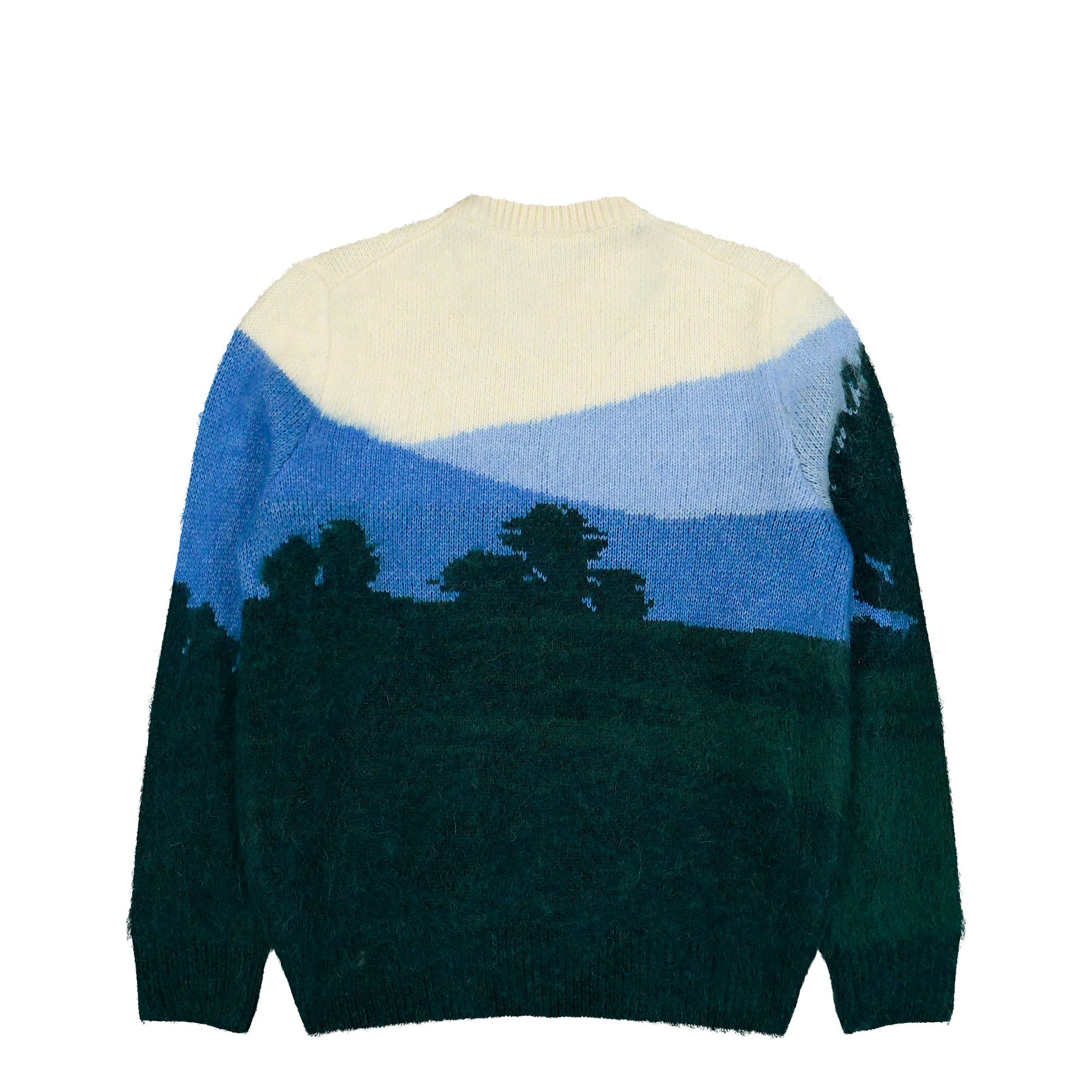 Landscape Jacquard Alpaca Sweater - Image 3