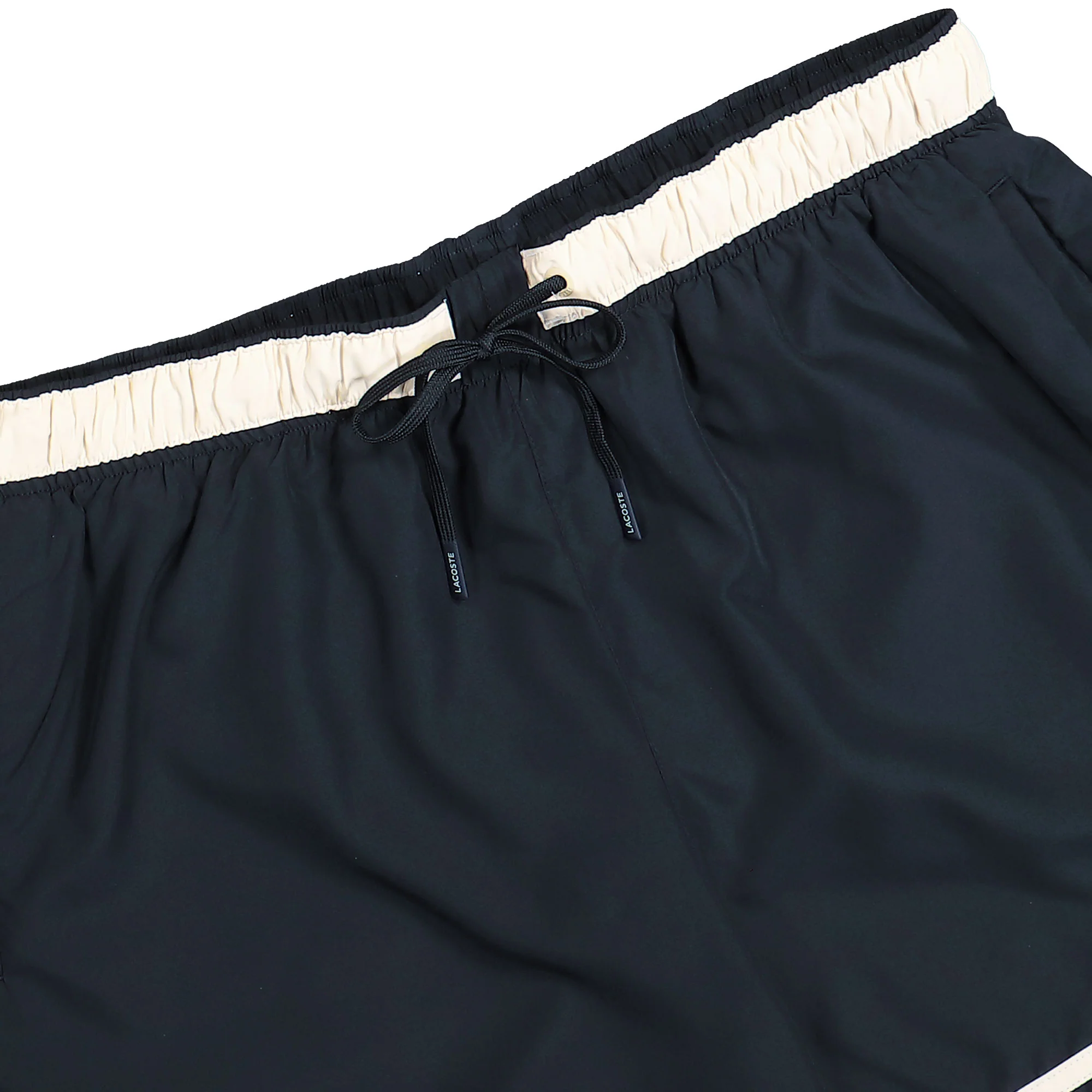 Mid Length Swim Trunks With Contrasting Stripes - Image 4