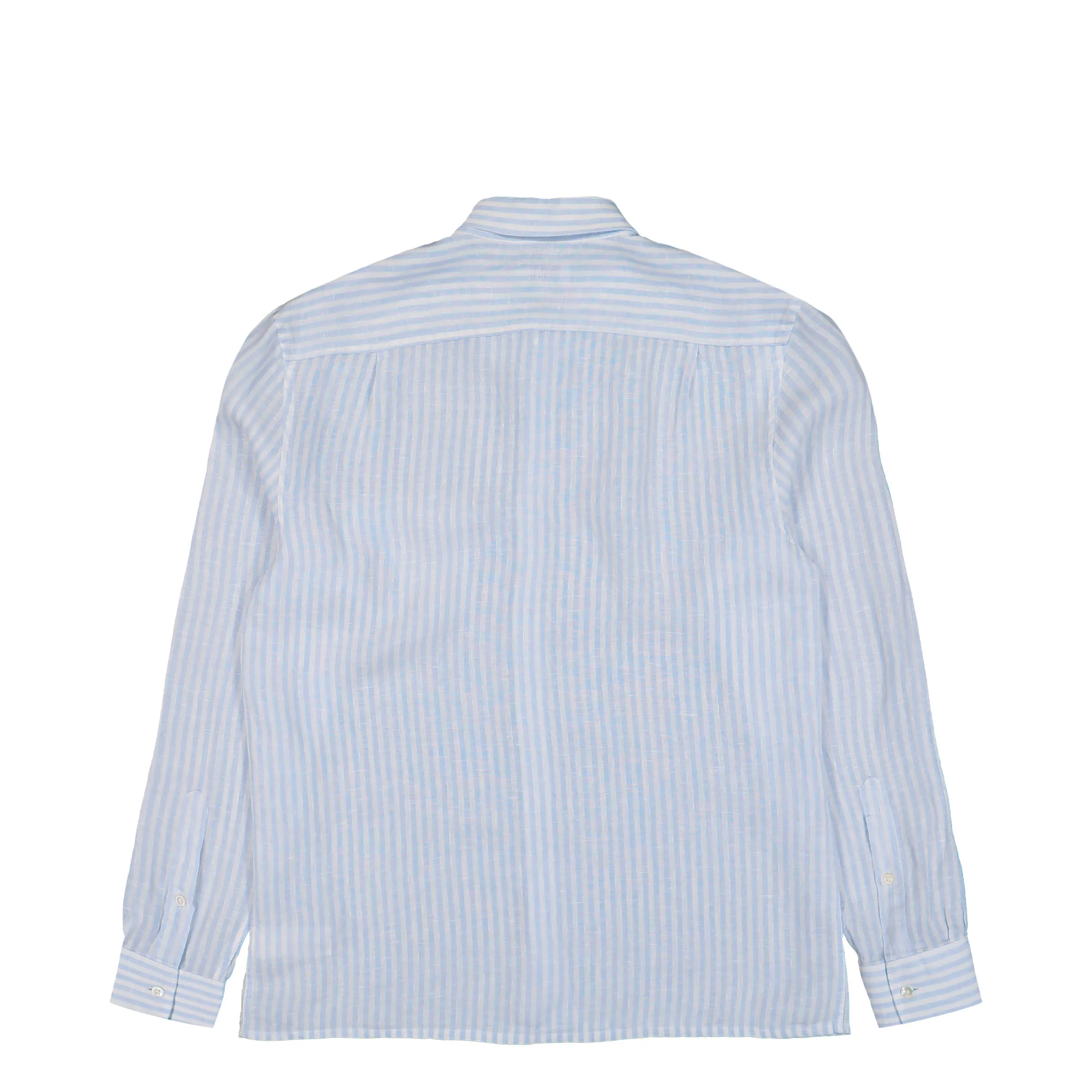 Regular Fit Striped Linen Shirt - Image 2