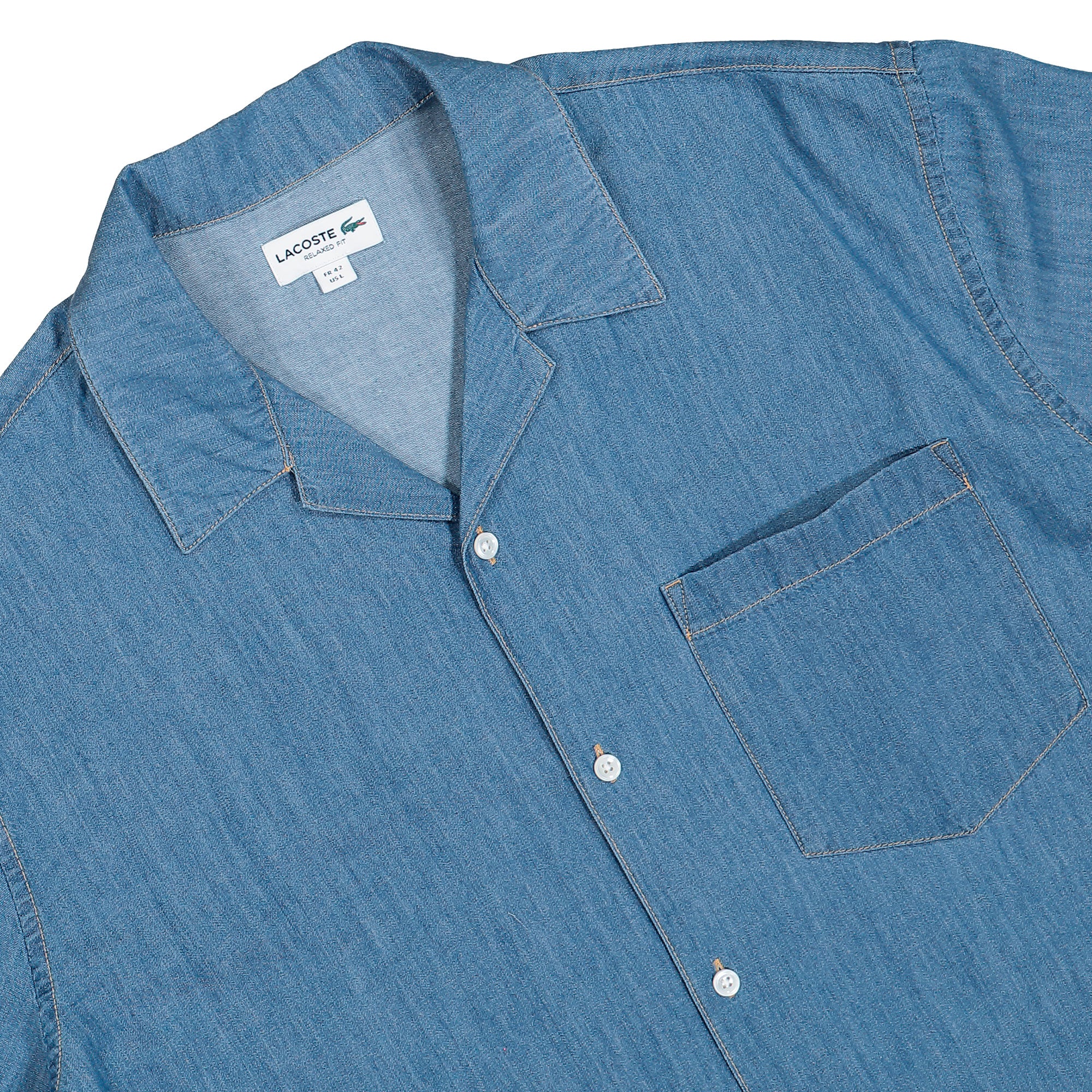 Relaxed Fit Denim Shirt - Image 3