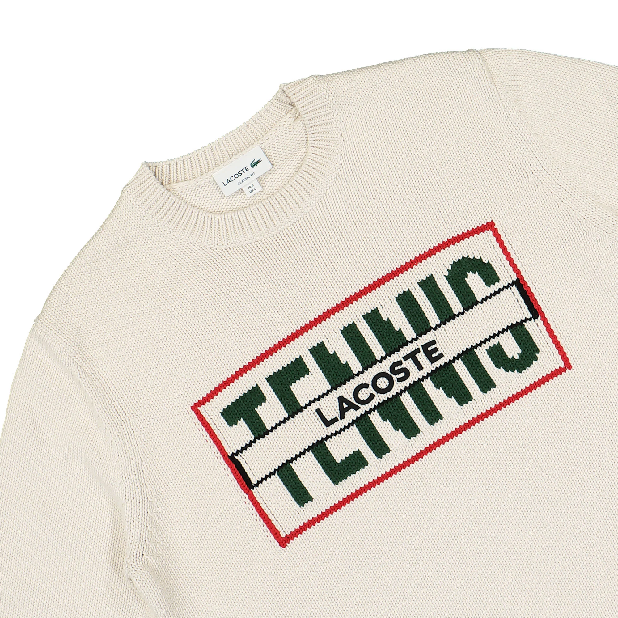 Sweater with Contrasting Jacquard Pattern - Image 3