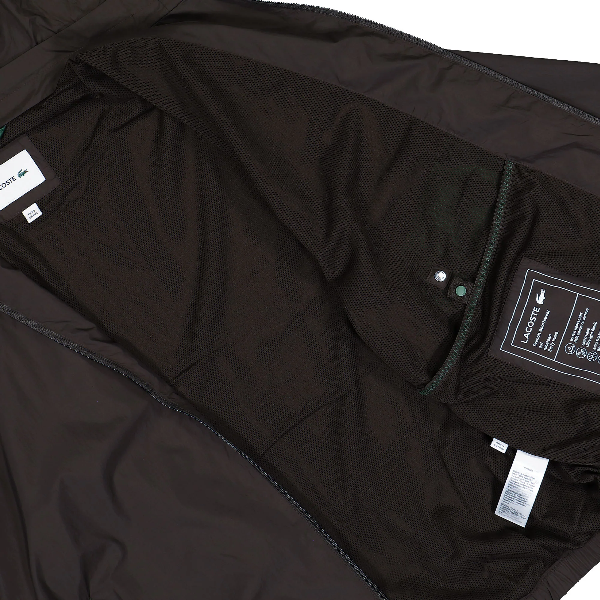 Water-Repellent Hooded Track Jacket - Image 6
