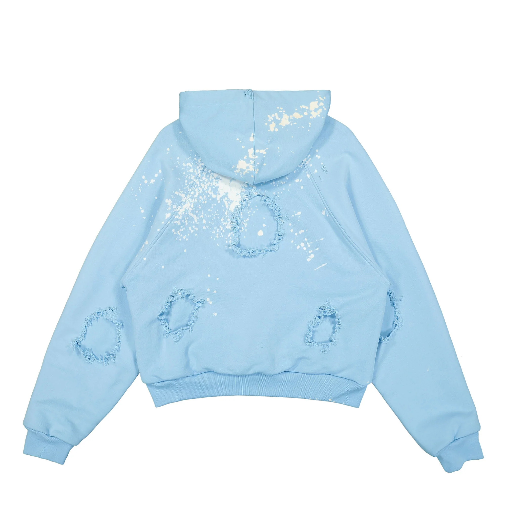 Destroyed Bleached Hoodie Knit - Image 2
