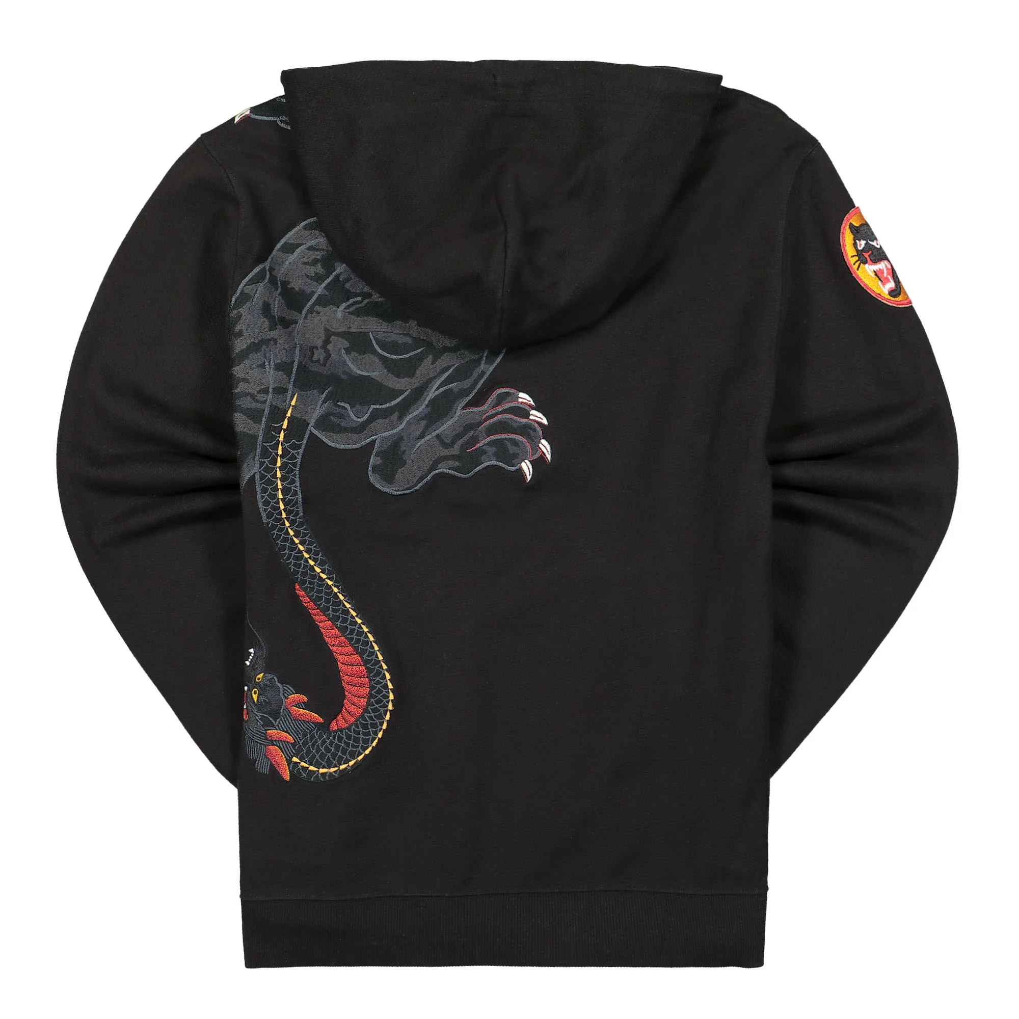 Two Headed Panther Hooded Sweat - Image 3