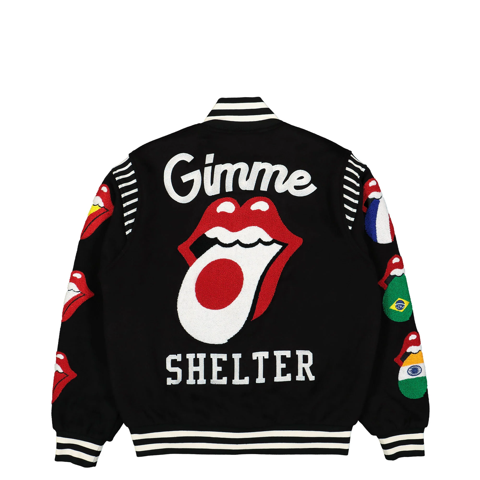 Rolling Stones x Market World Flag Varsity Jacket - Image 3