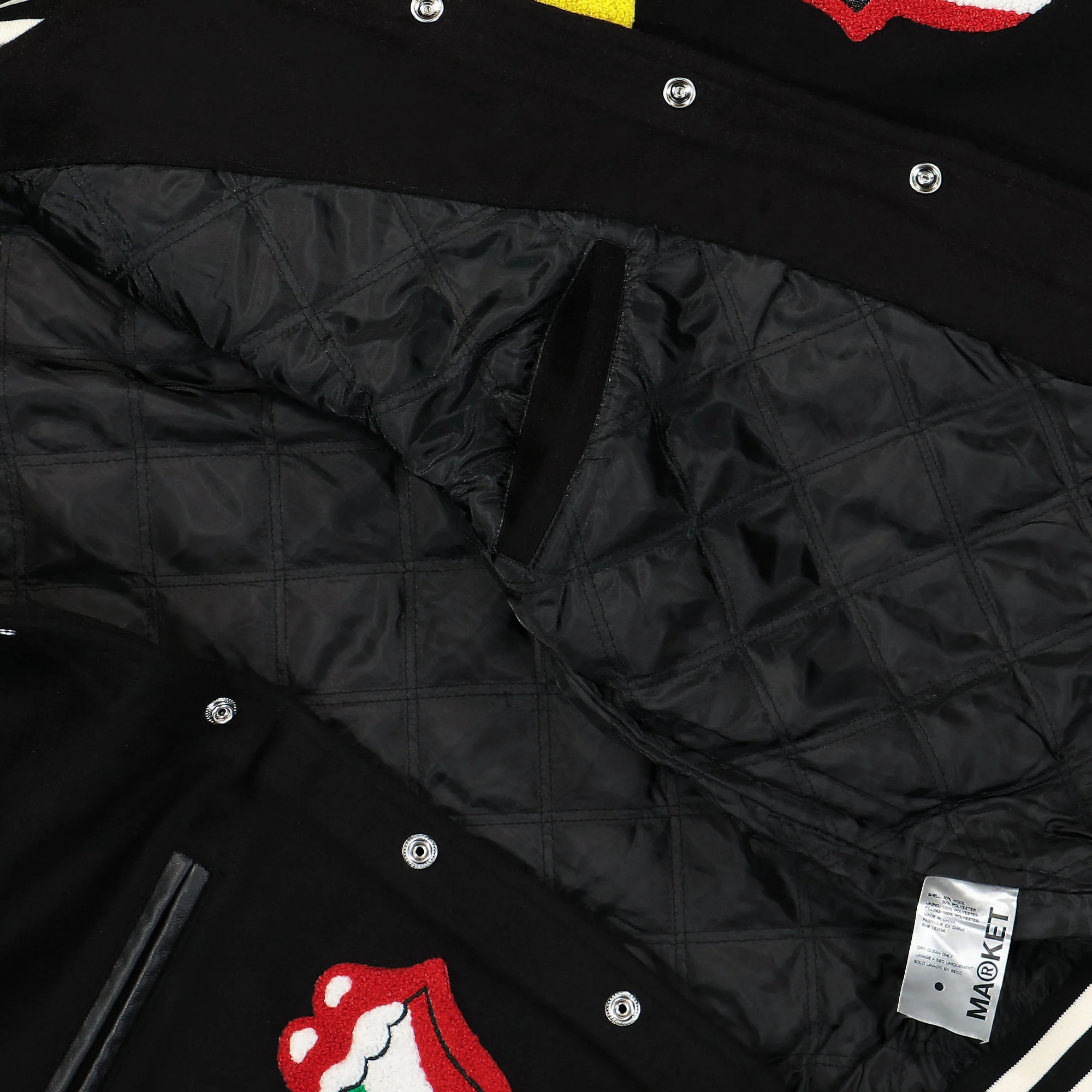 Rolling Stones x Market World Flag Varsity Jacket - Image 7