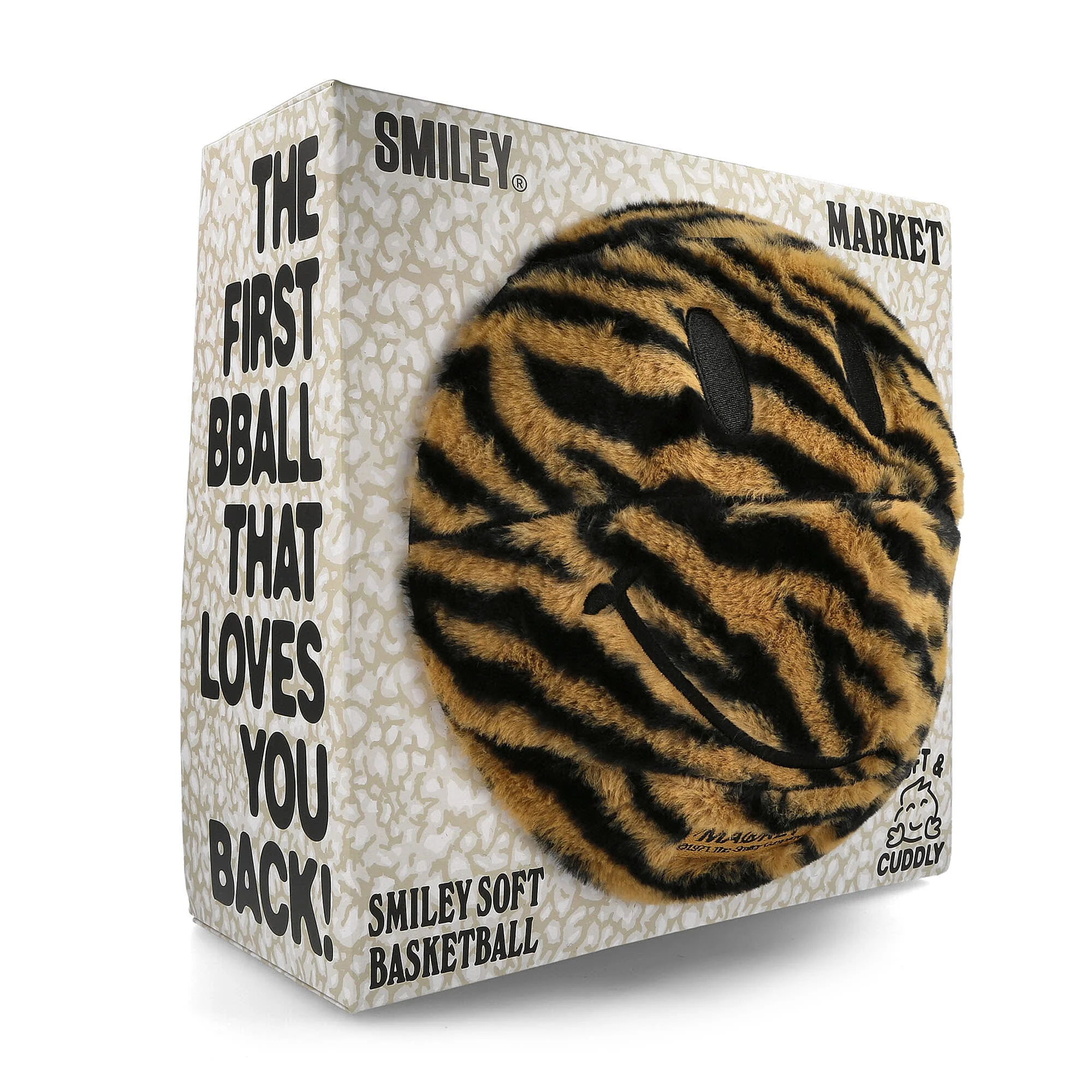 Smiley Market Tiger Plush Basketball - Image 4