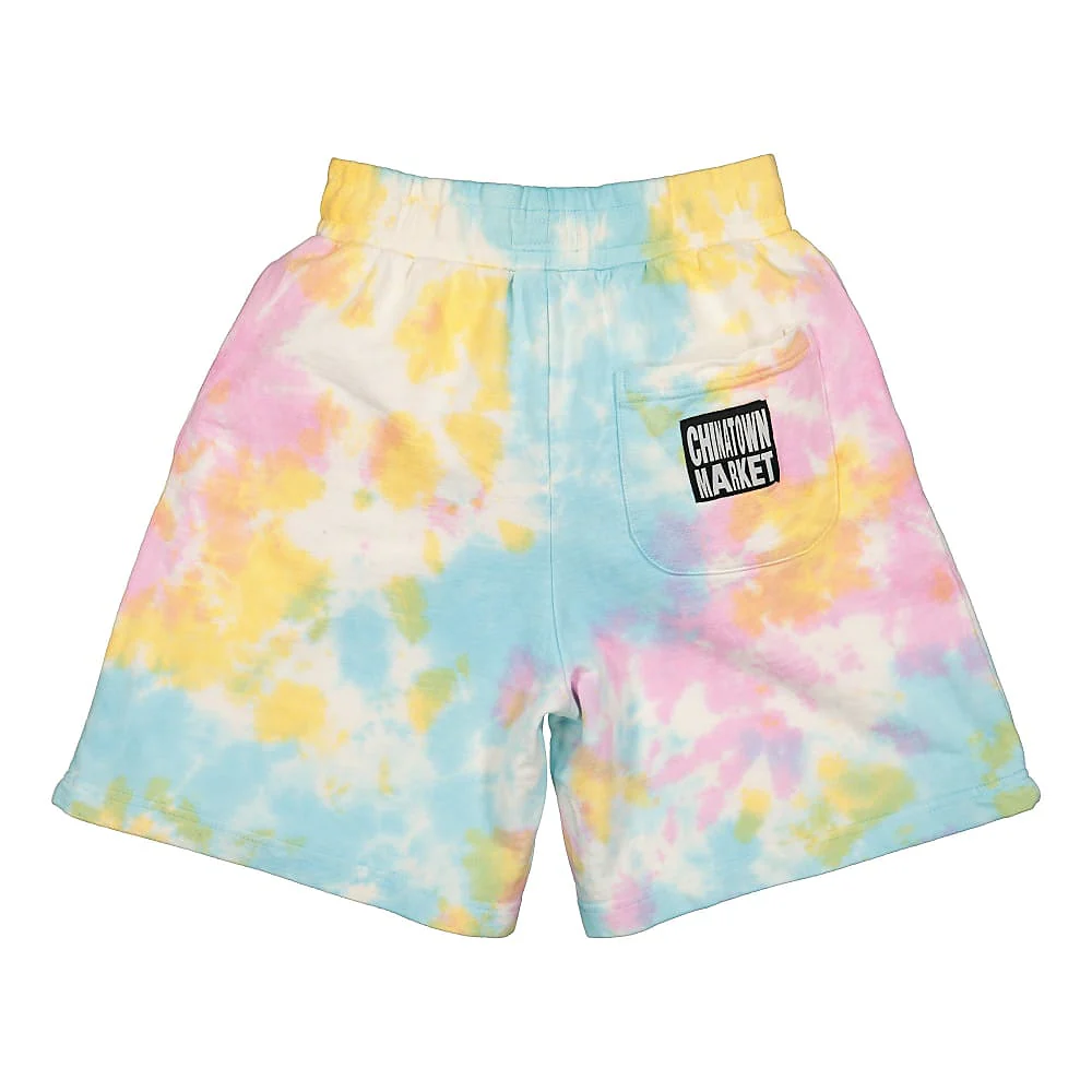 Smiley Multi Sweatshort Tie Dye - Image 2