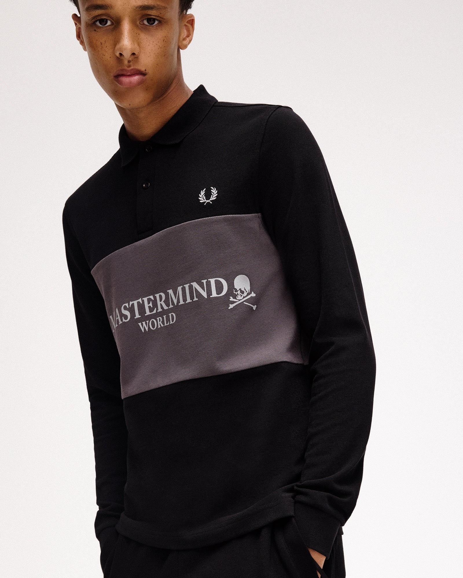 Cut And Sew Polo Shirt - Image 3