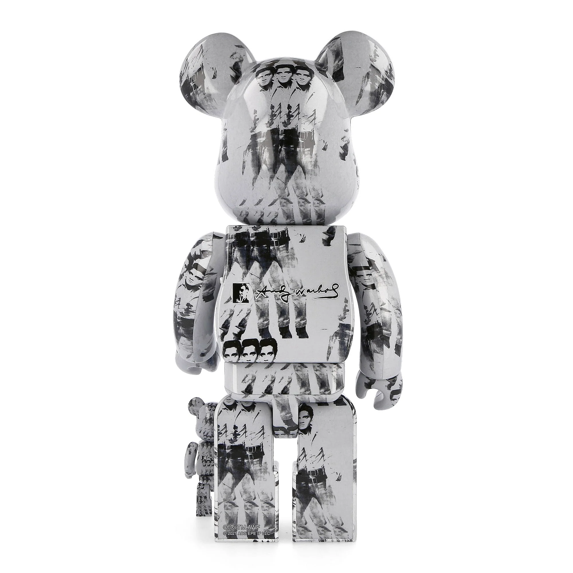 Be@rbrick Andy Warhols Elvis Presley 400% + 100% - Image 2