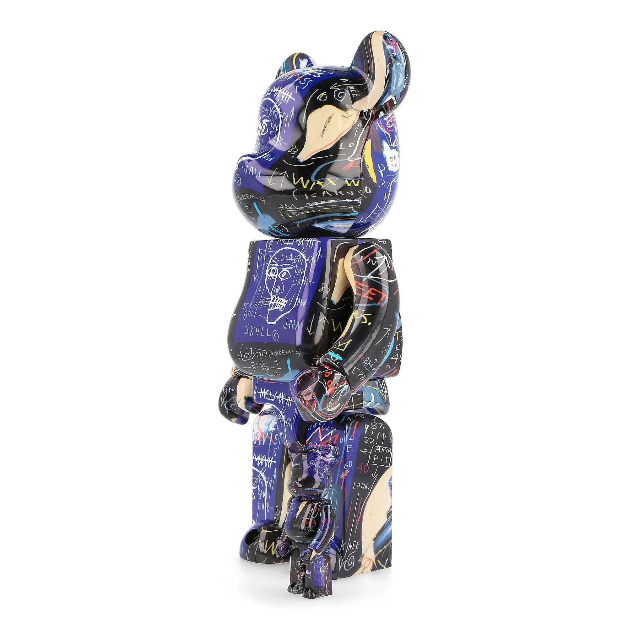 Be@rbrick Jean Michel Basquiat #7 400% + 100% - Image 3