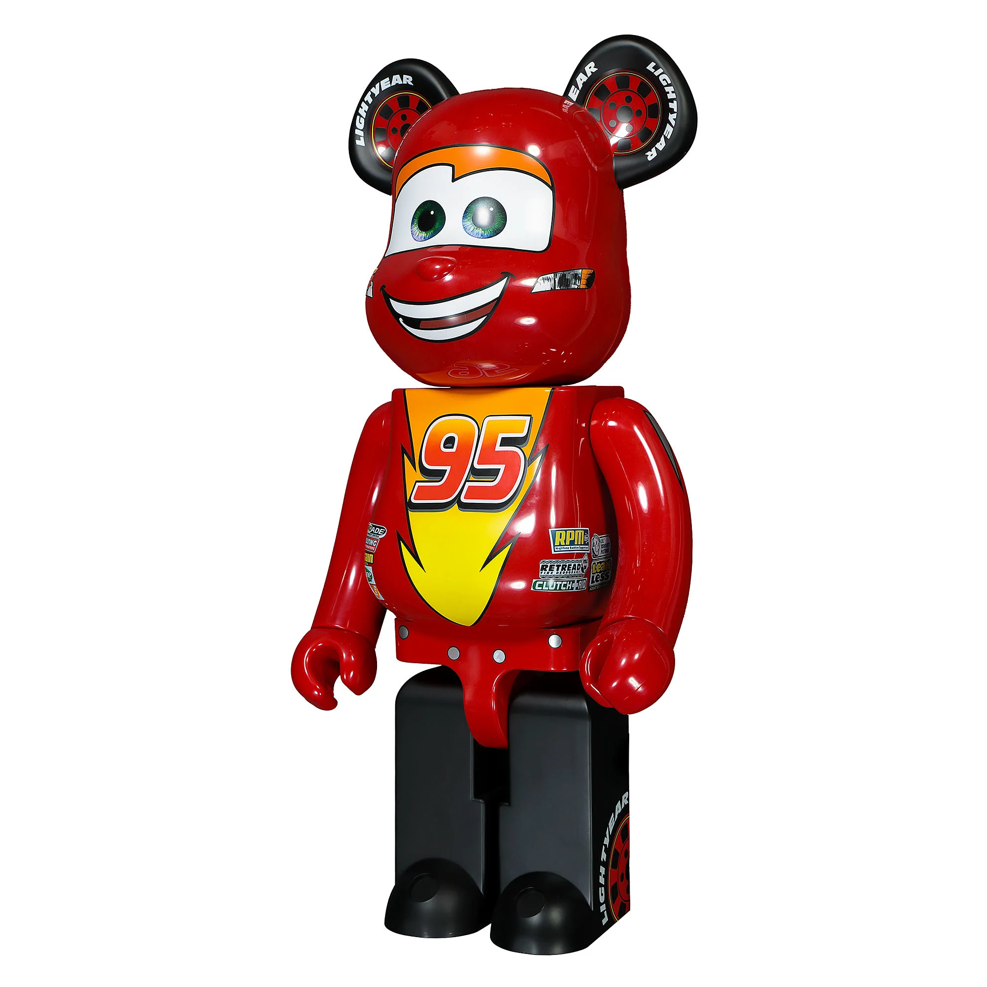 Cars x Medicom Be@rbrick Lightning McQueen 1000% - Image 3