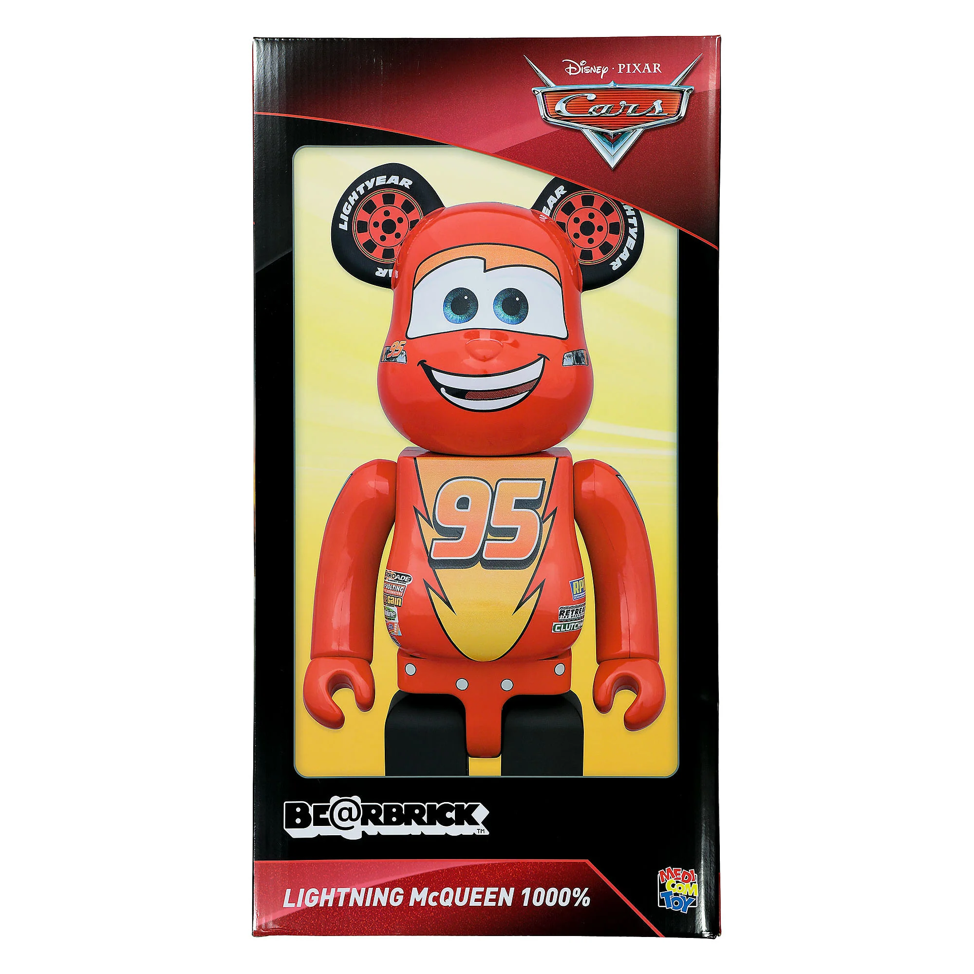Cars x Medicom Be@rbrick Lightning McQueen 1000% - Image 5