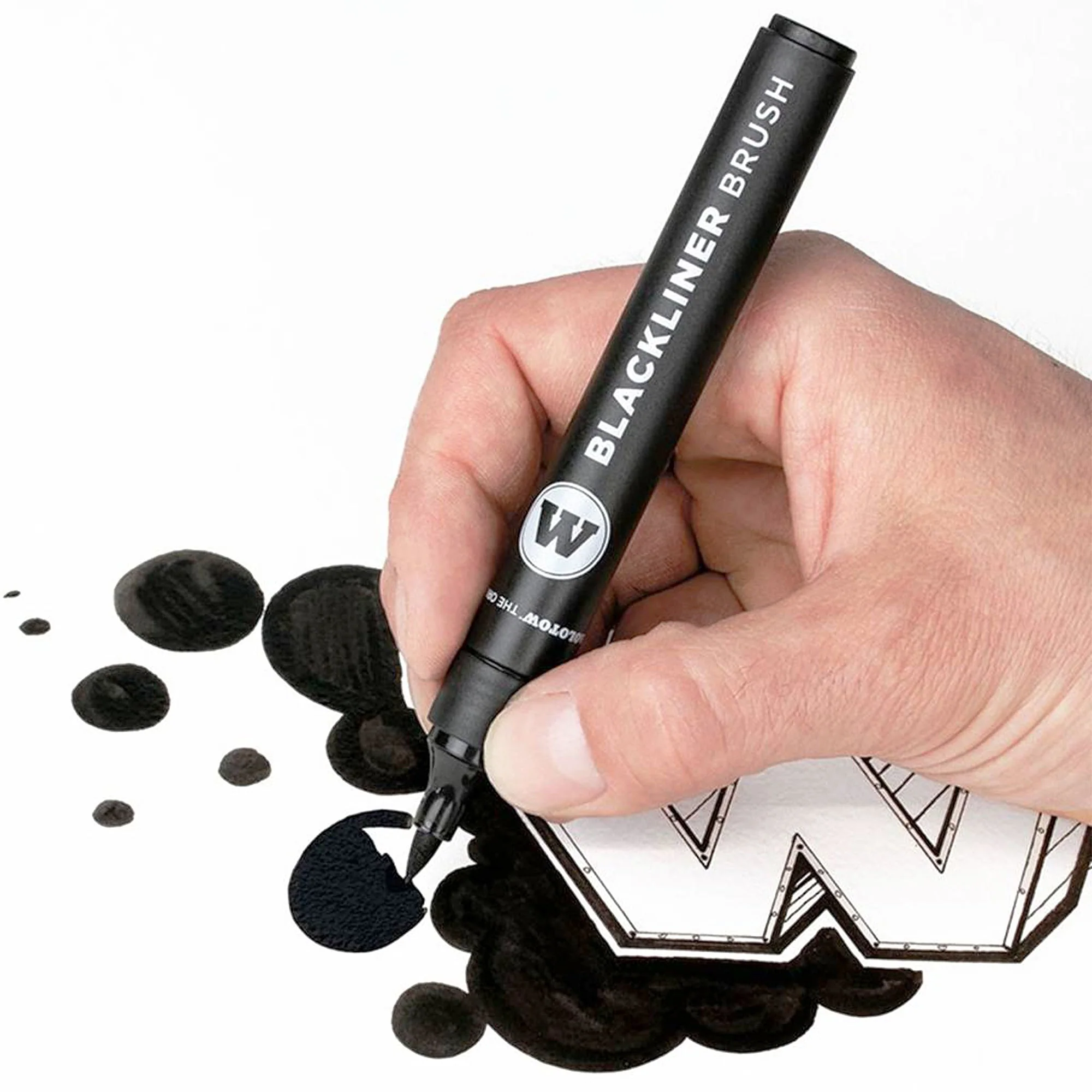 blackliner brush marker - Image 2