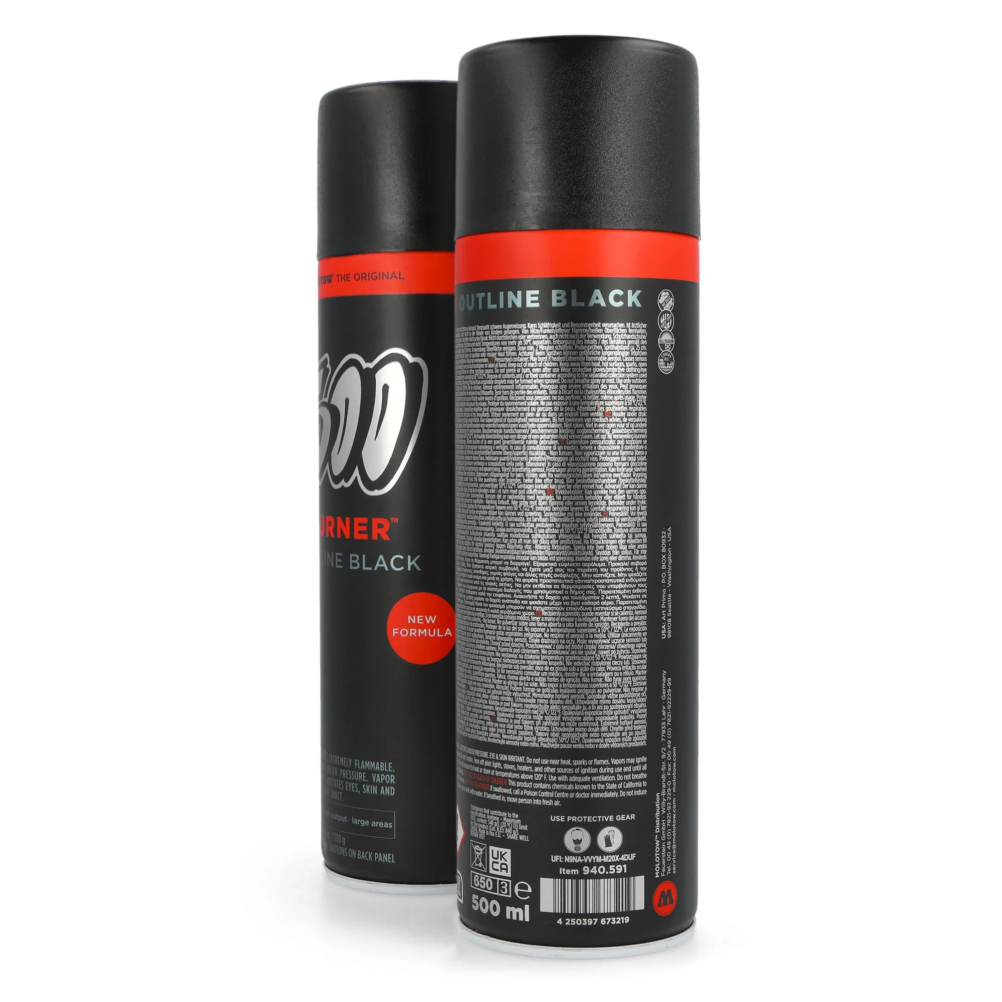 Burner Outline Black 500 ml - Image 2