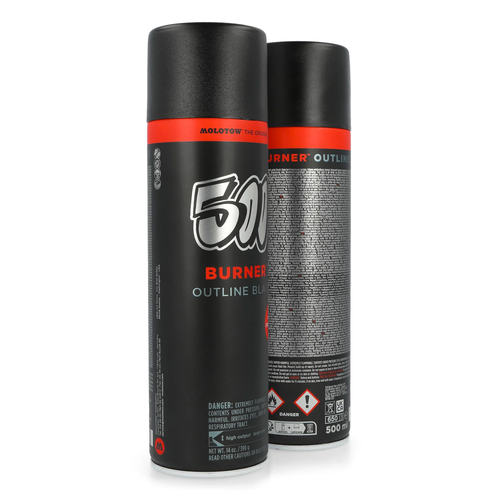 Burner Outline Black 500 ml - Image 3