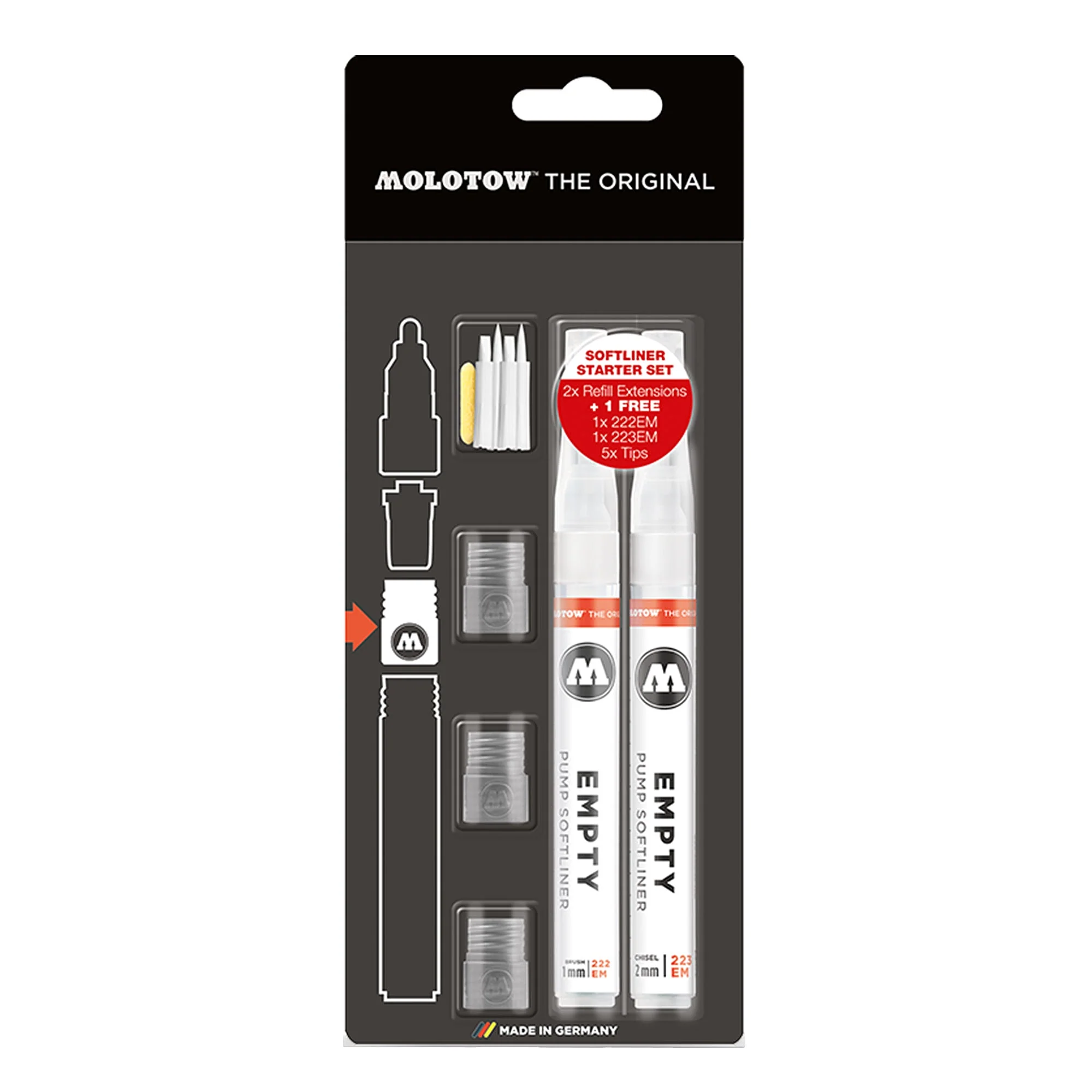 refill extension starter kit softliner-refill-set