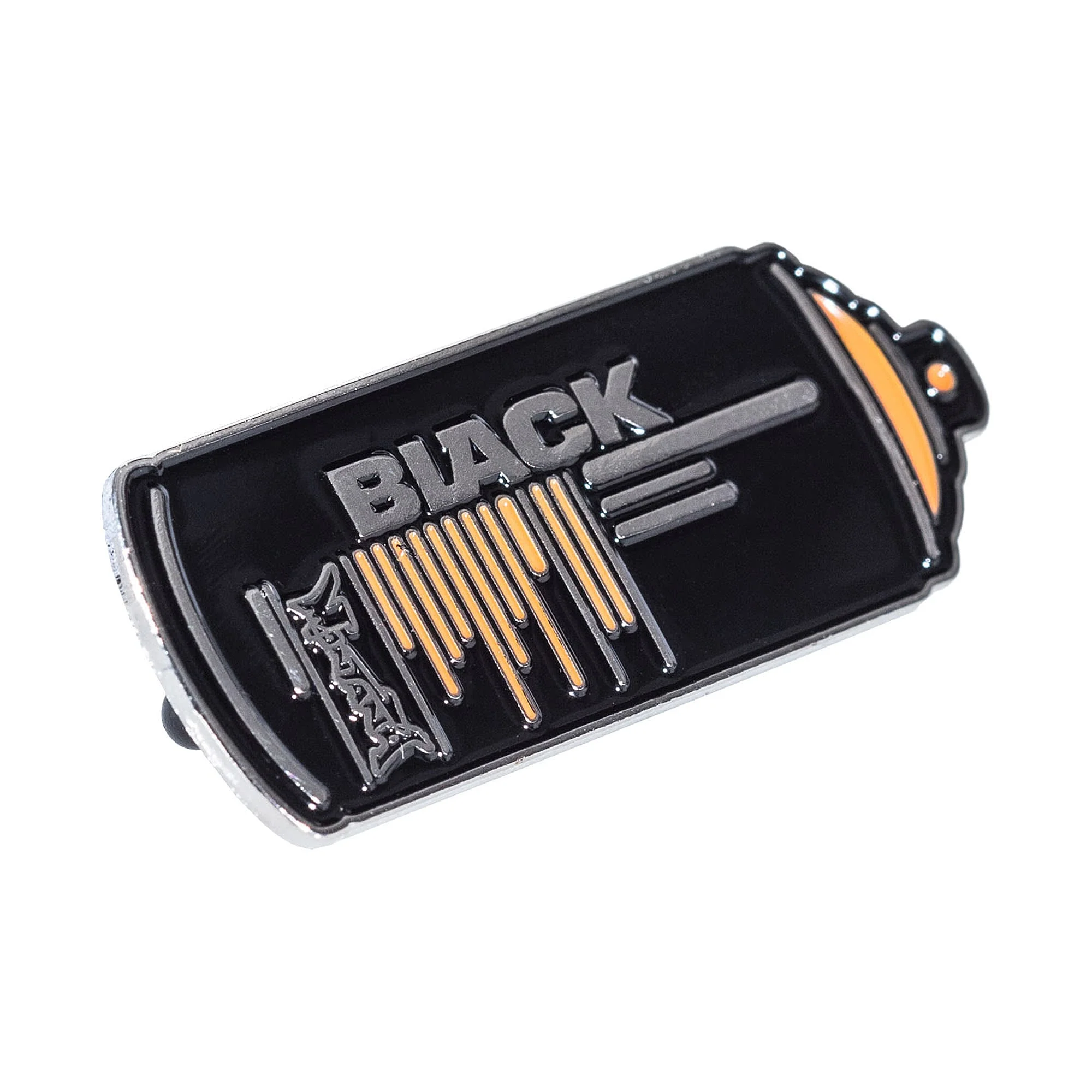 Black Can Pin