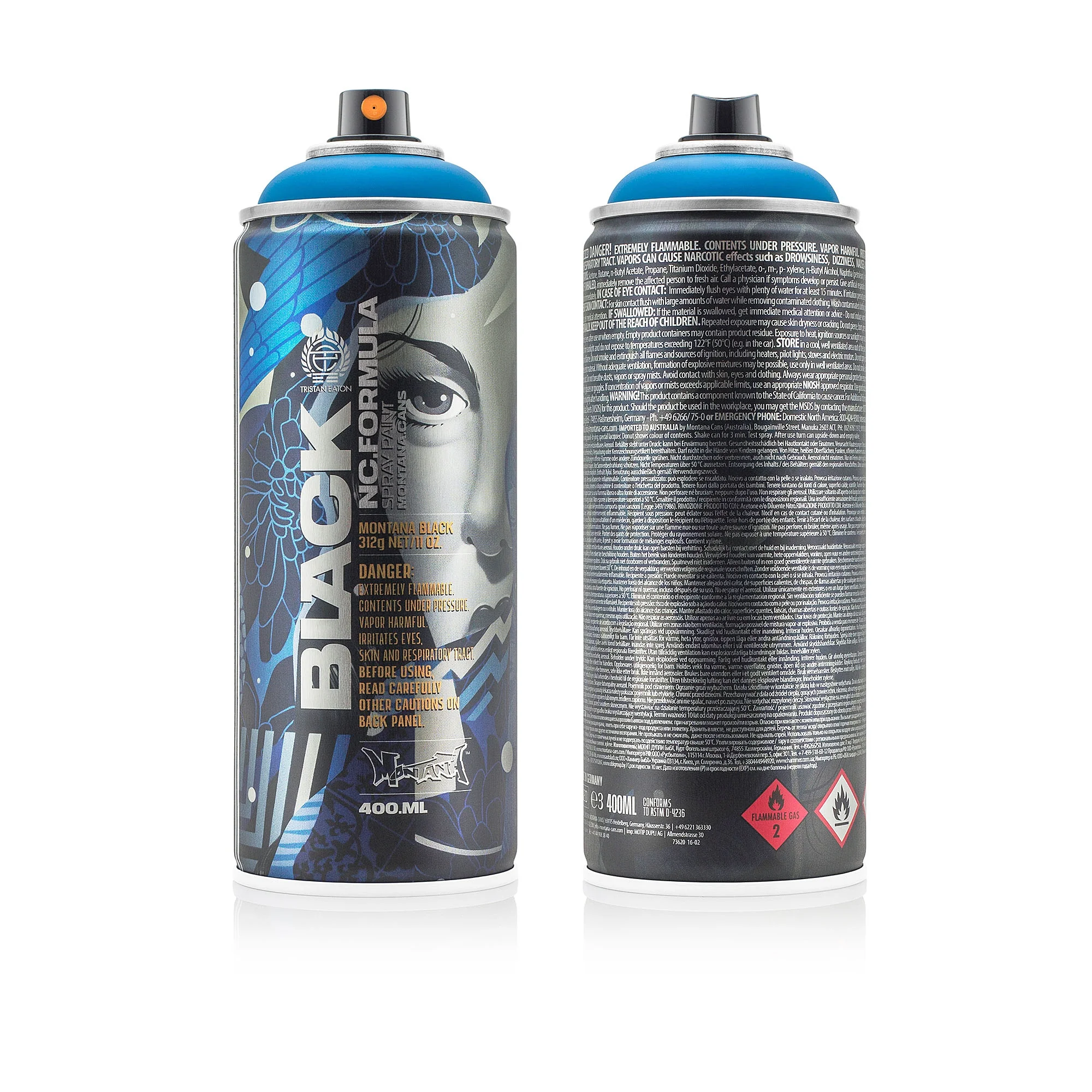 black nc 400 ml ltd. artist edition #10 - tristan eaton