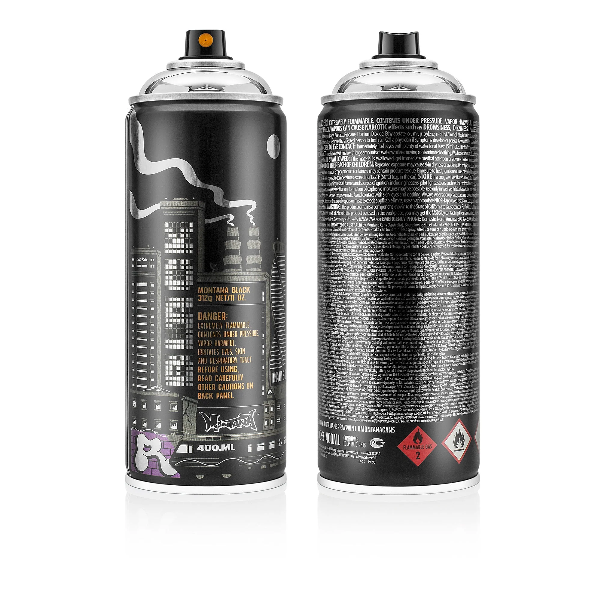 black nc 400 ml ltd. artist edition #12 - rambo