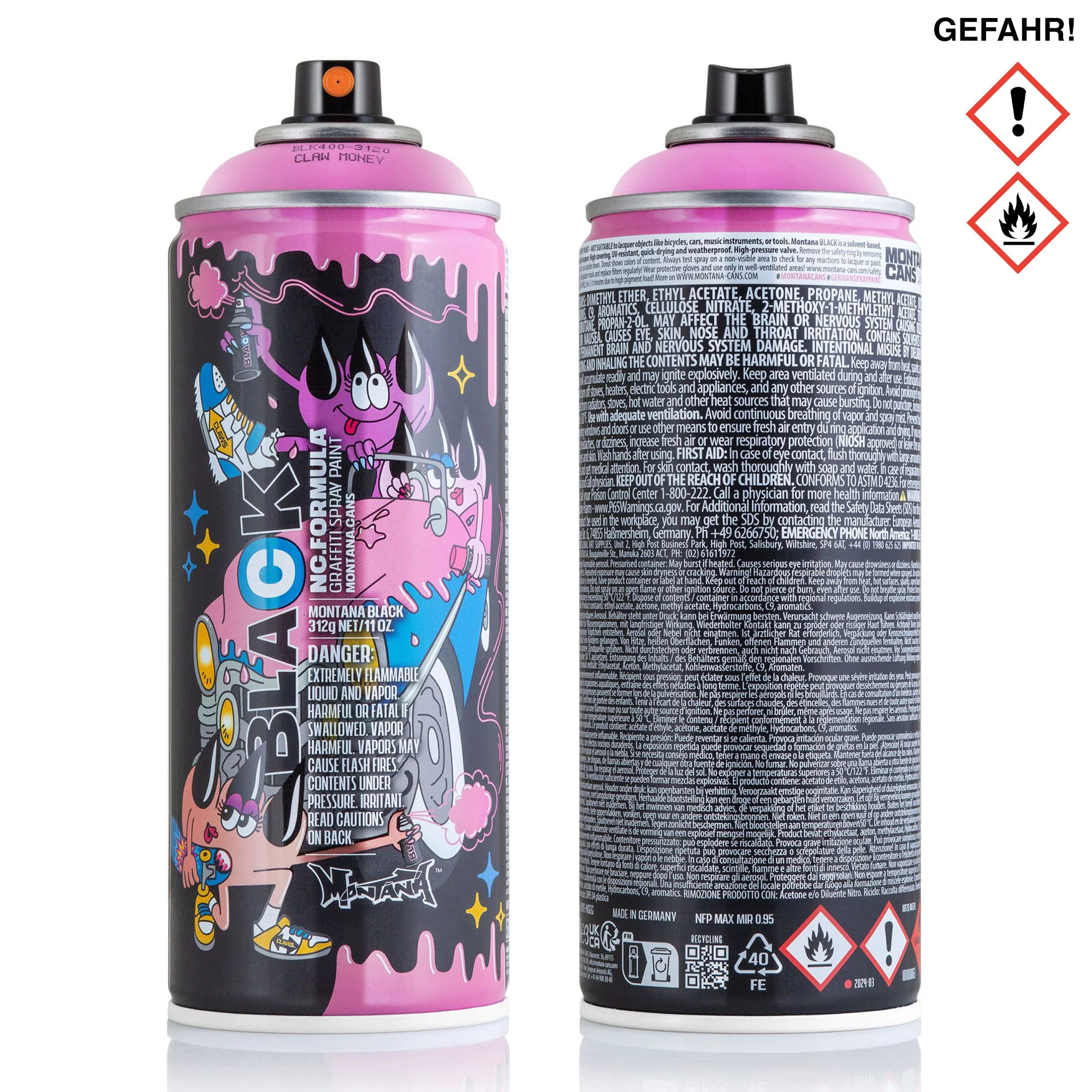 Black NC 400 ml Ltd. Artist Edition #27 - Claw Money