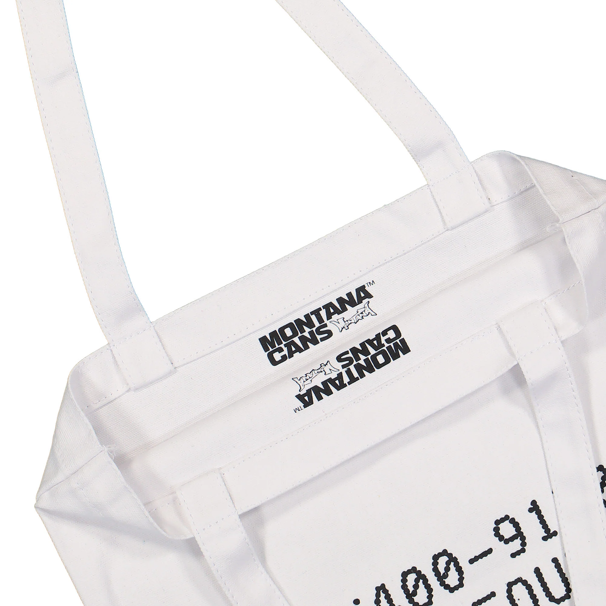 Cotton Bag Donut Print 9150 Whiteout - Image 2