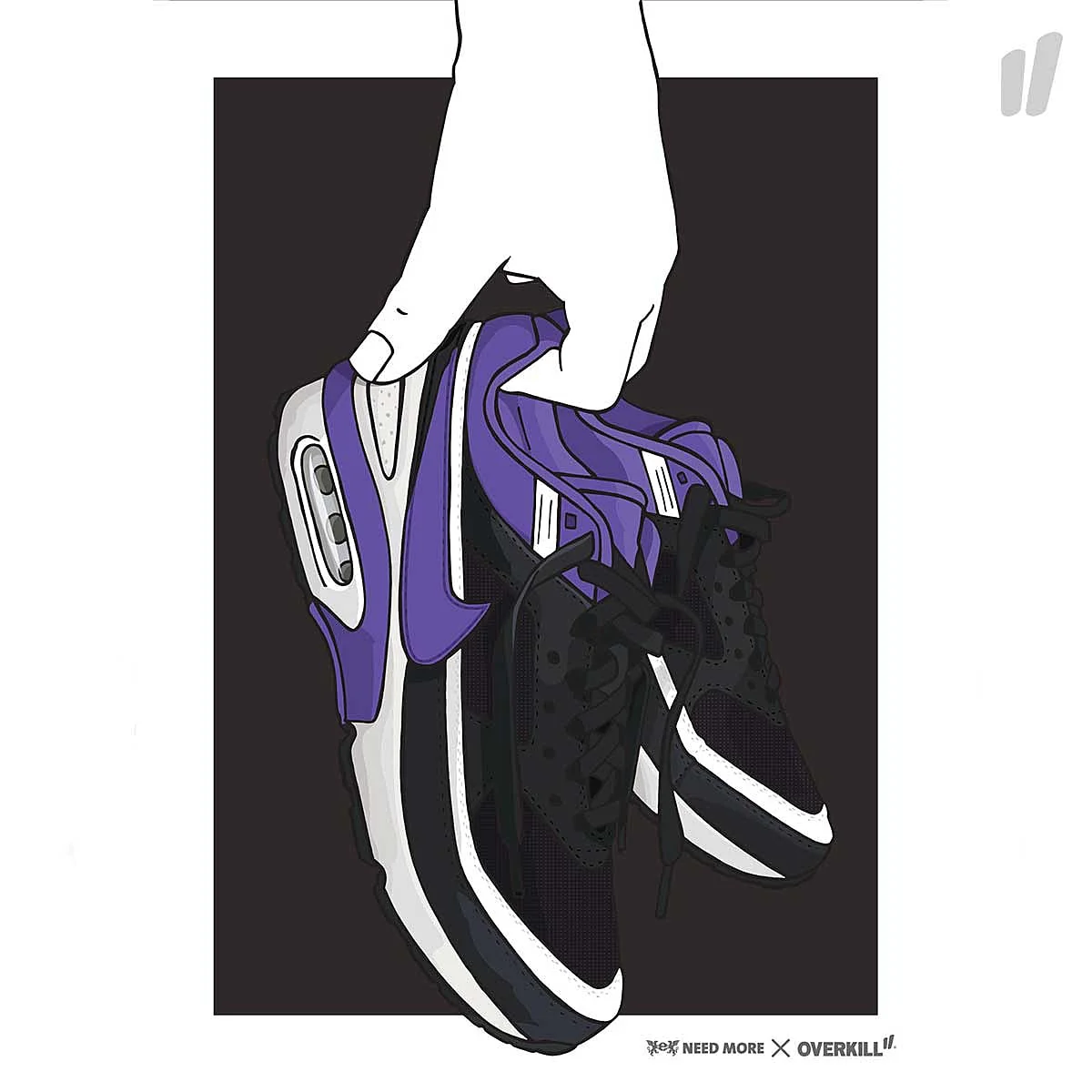 Overkill x Need More Art Print