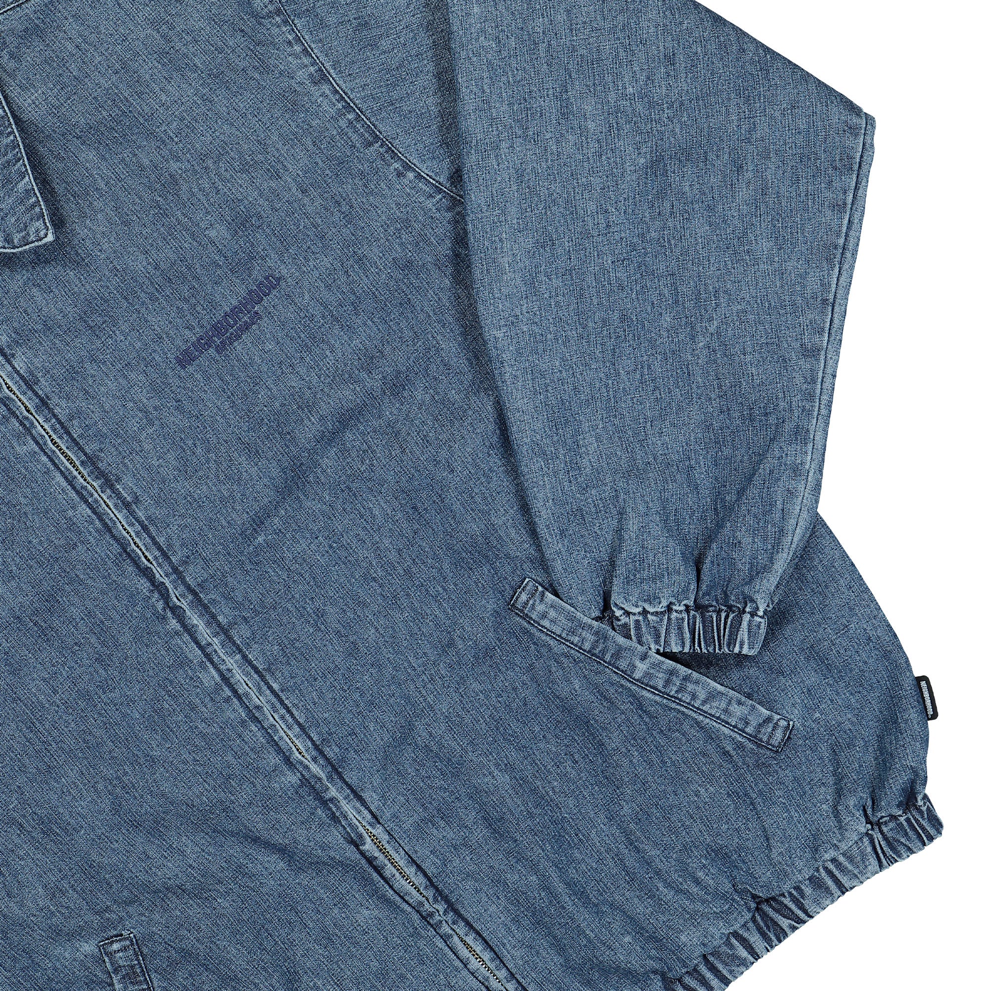 Denim Zip Work Jacket - Image 4