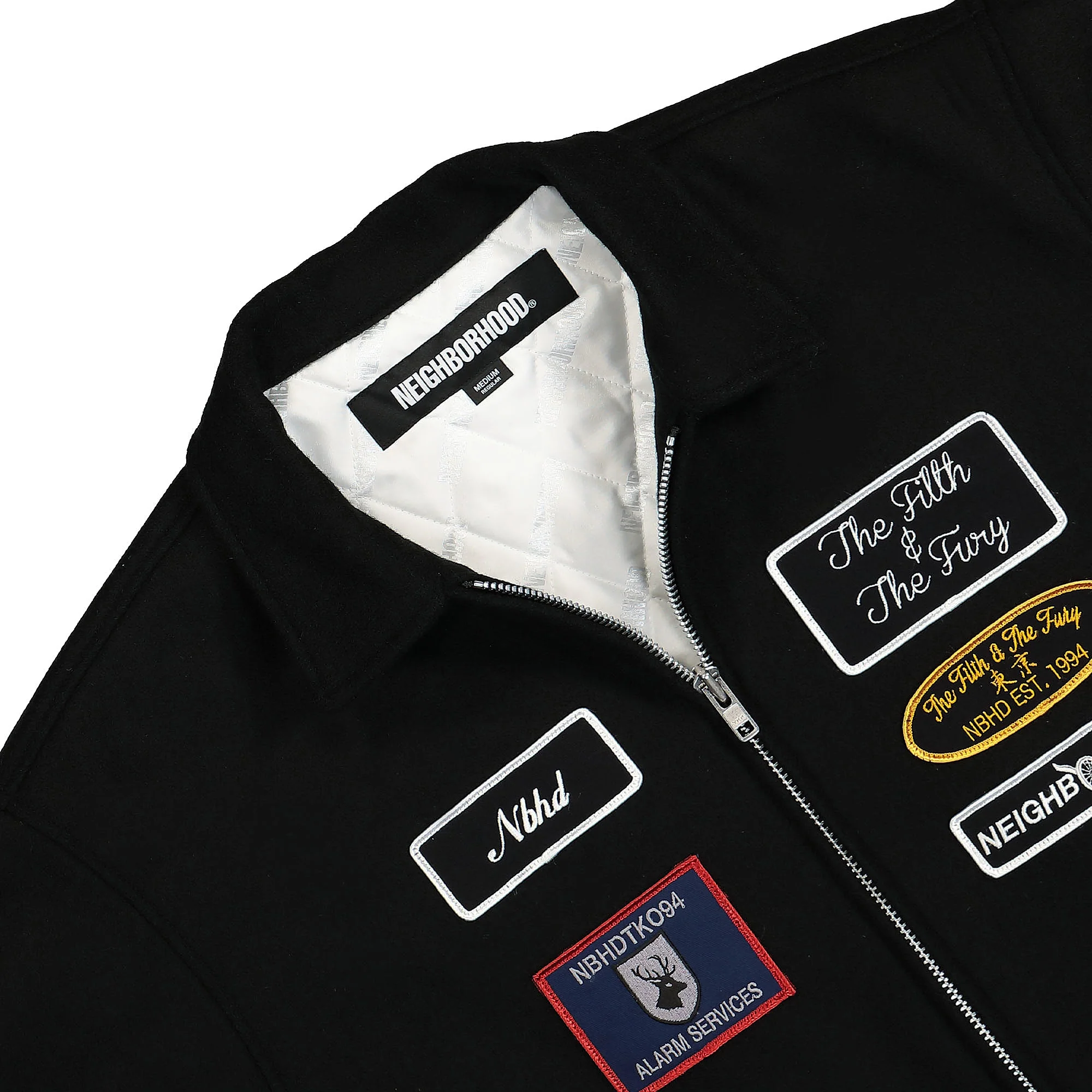 Melton Zip Up Jacket - Image 2