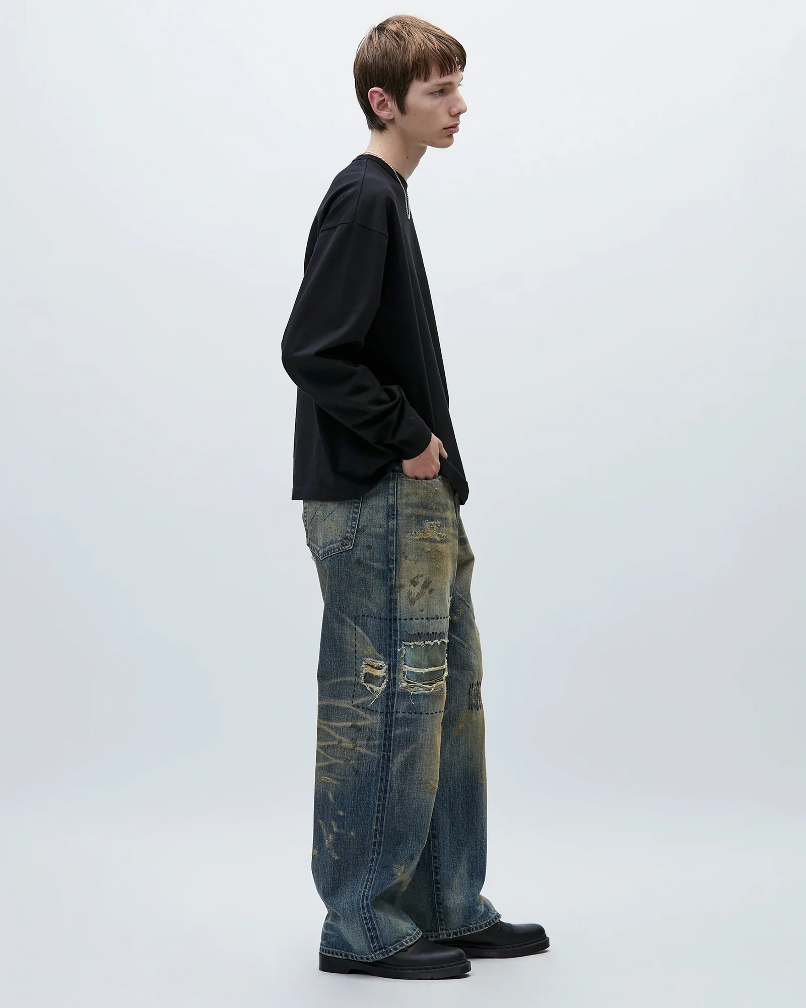 Savage Denim DP Wide Pants - Image 4