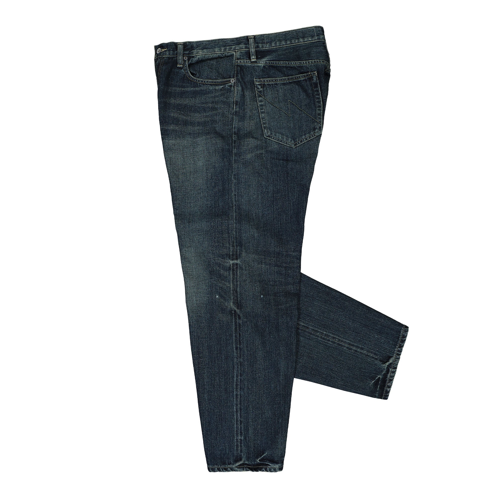 Washed Denim DP Wide Pants - Image 4
