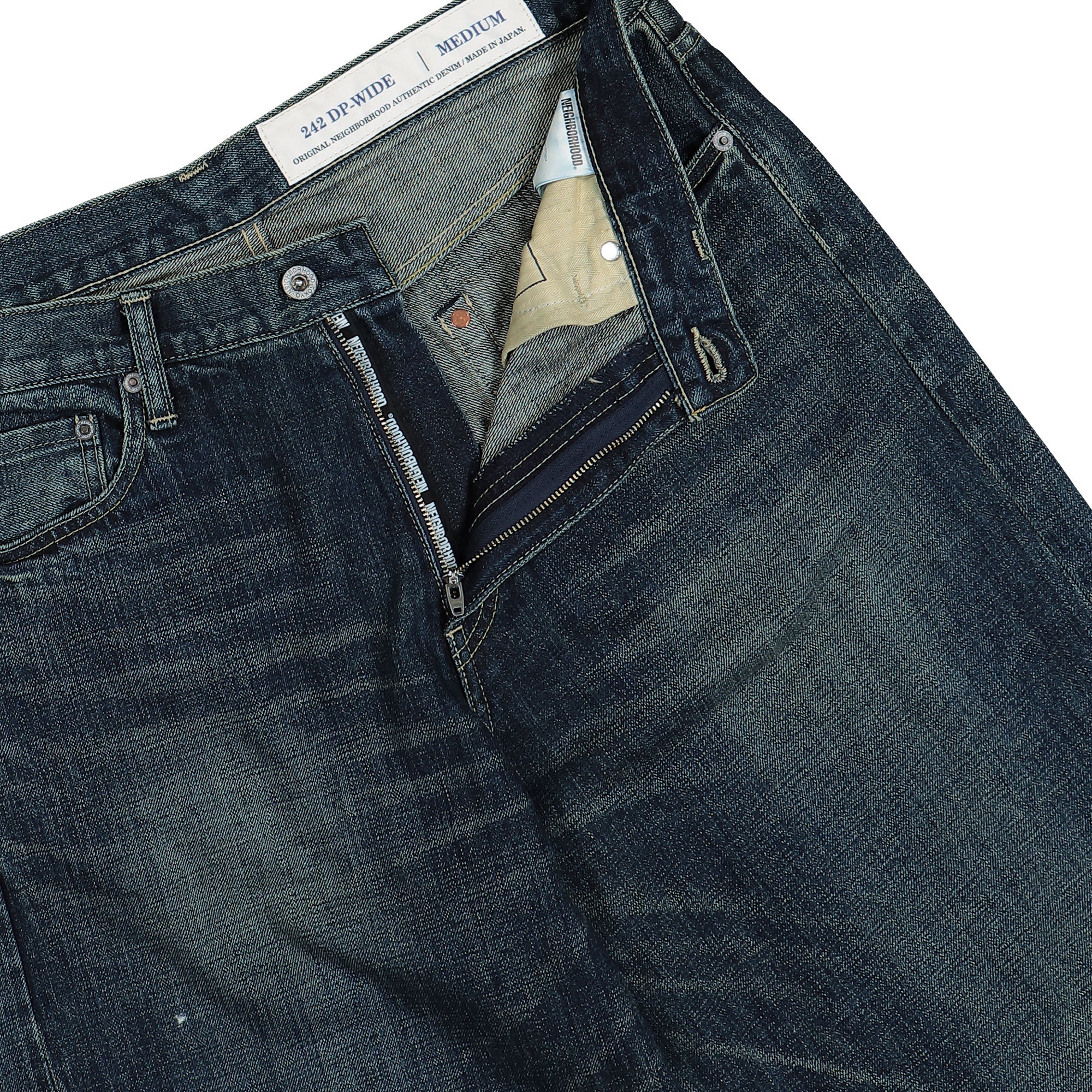 Washed Denim DP Wide Pants - Image 5