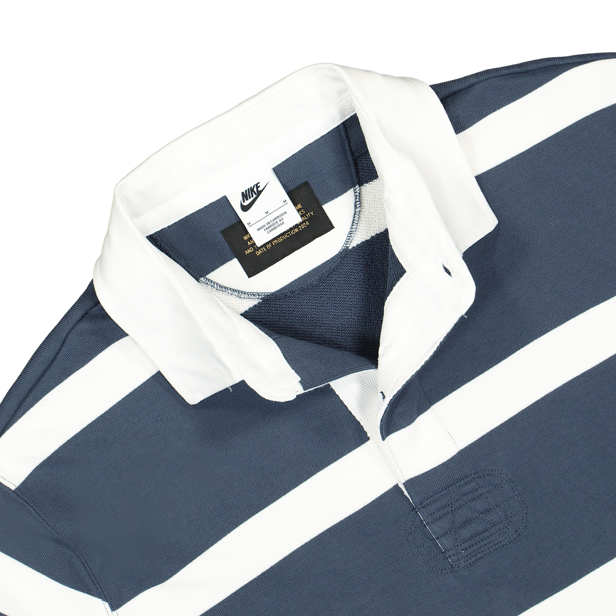 Life Striped Heavyweight Rugby Polo Shirt - Image 3