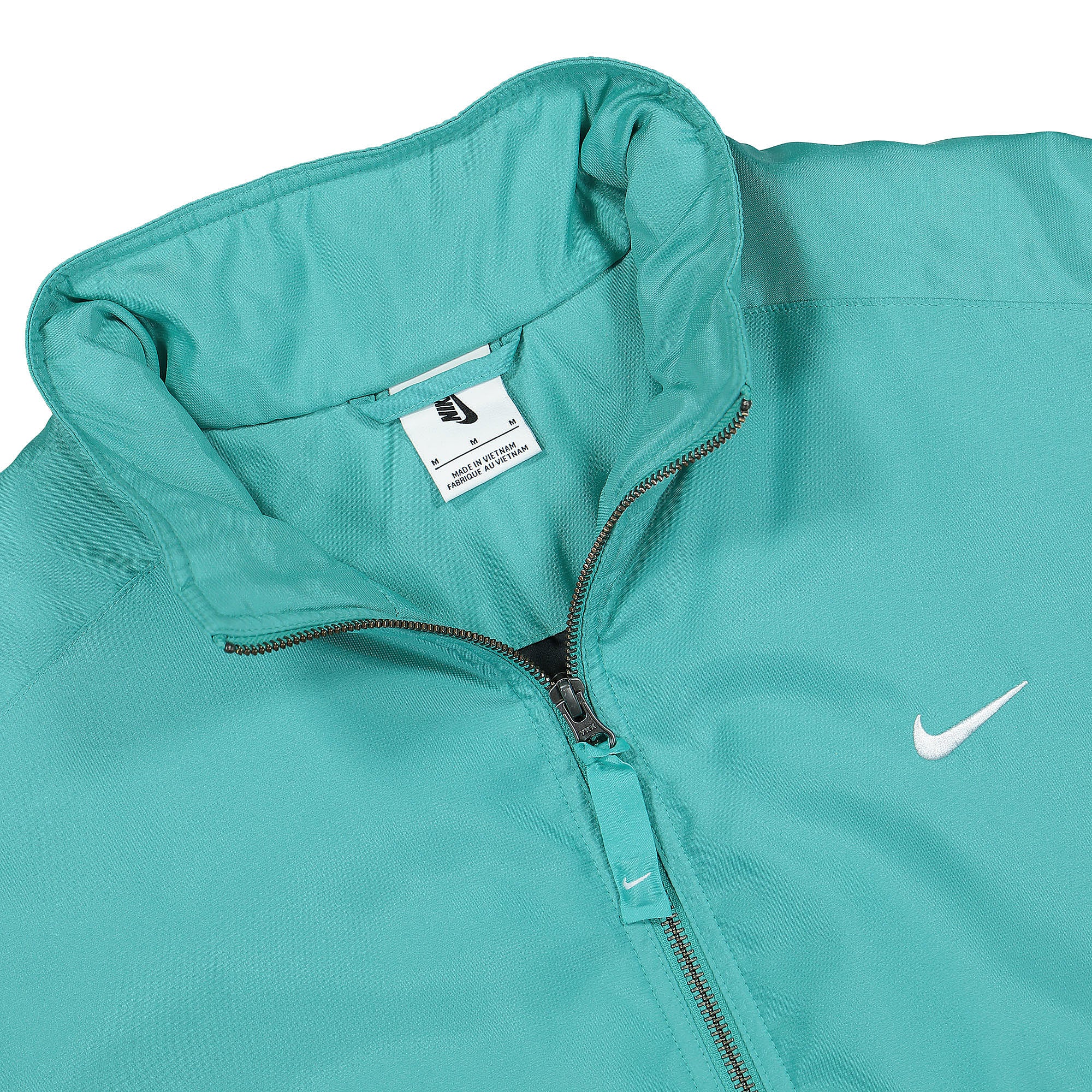 Solo Swoosh Satin Bomber Jacket - Image 3