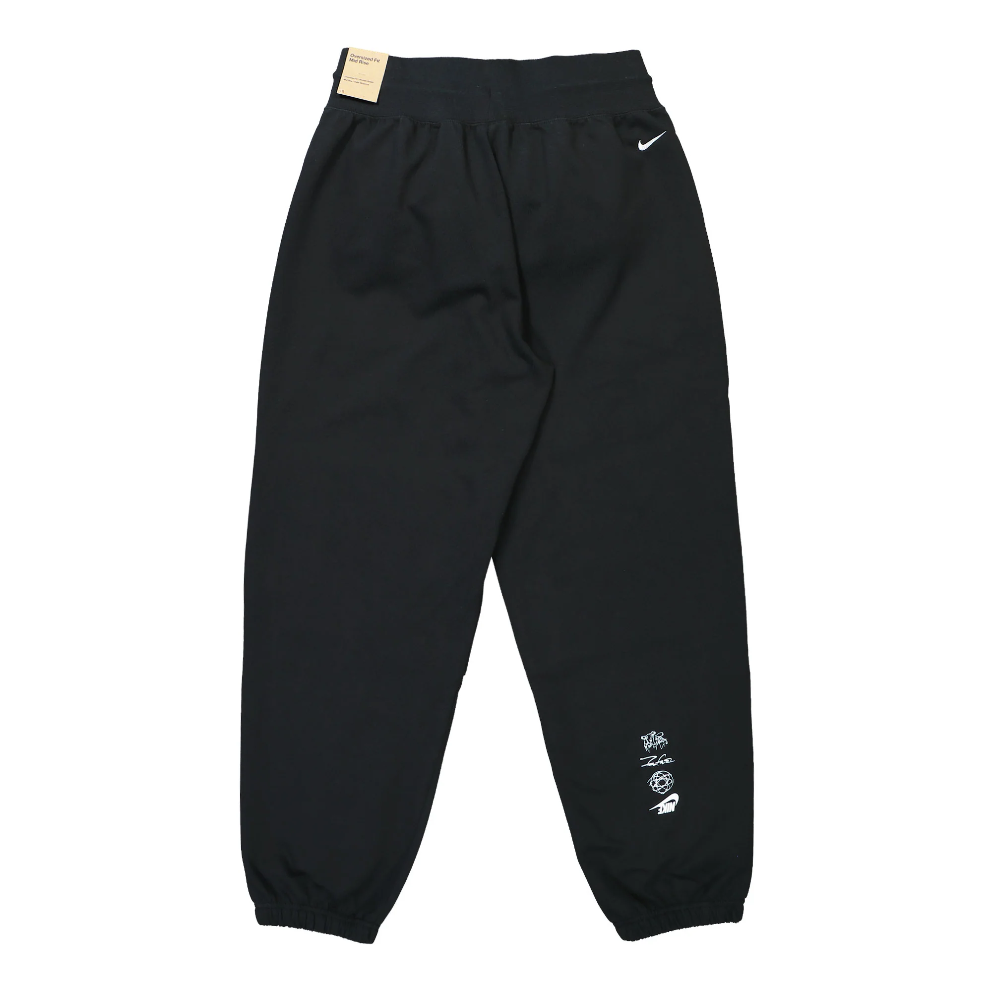 W Breaking Mid-Rise Oversized French Terry Pants - Image 2