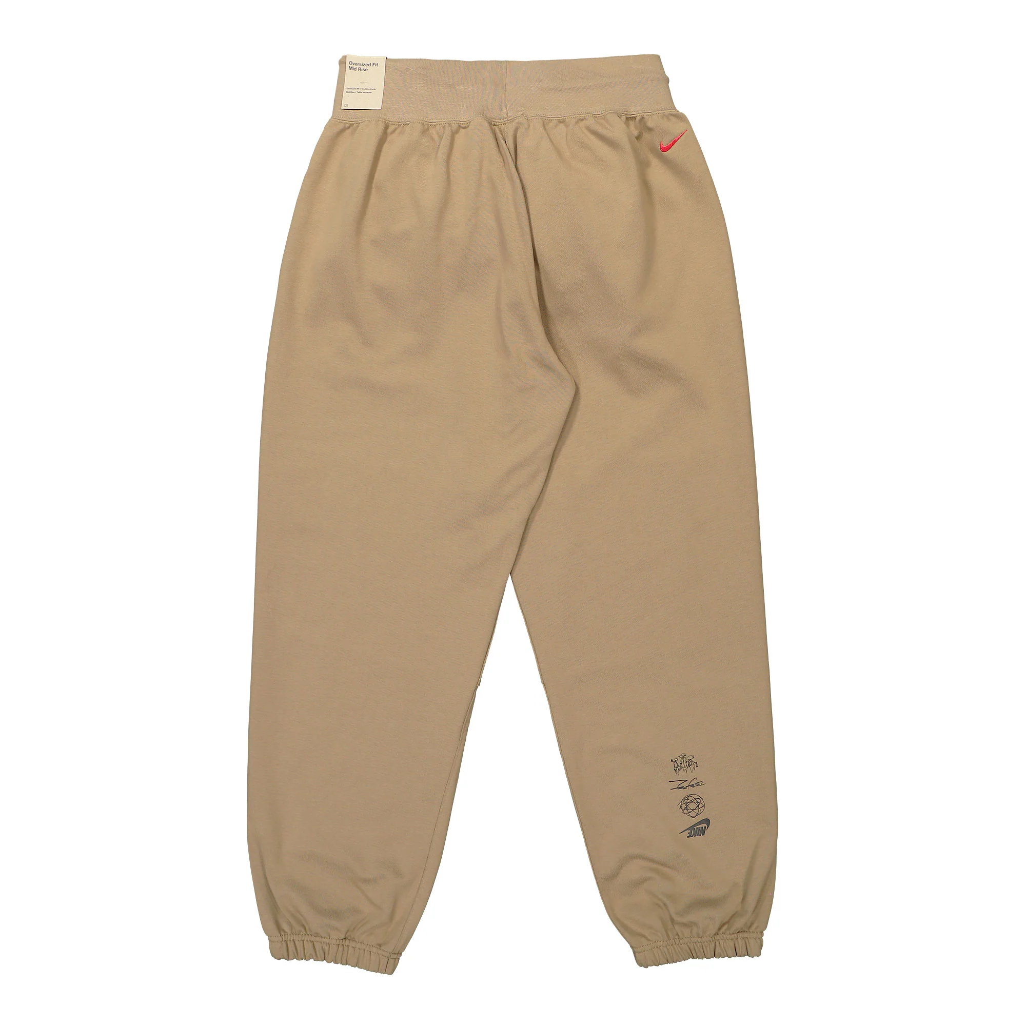 W Breaking Mid-Rise Oversized French Terry Pants - Image 2