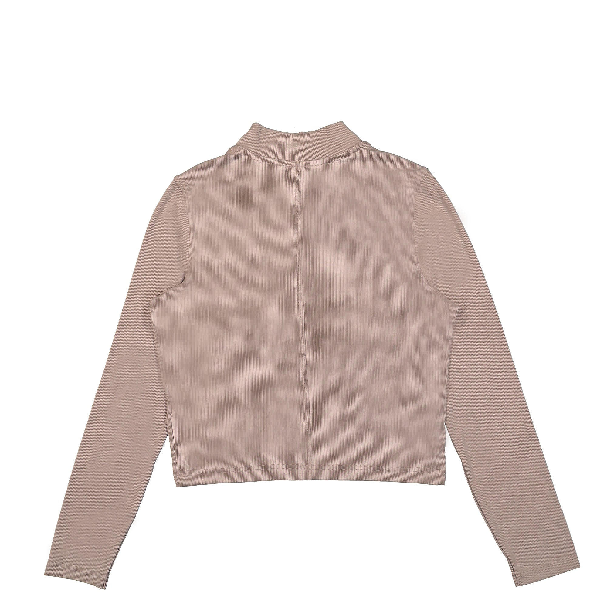 W Essential Ribbed Mock Long Sleeve Top - Image 2