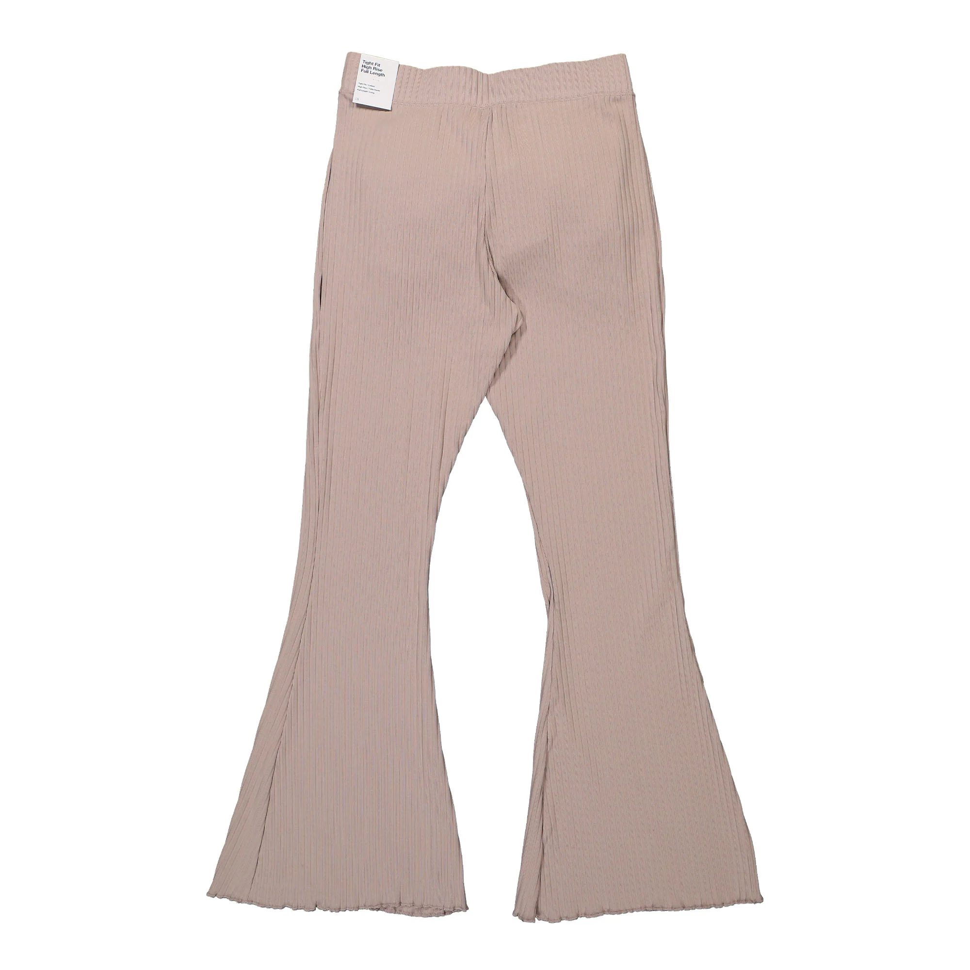 W Hight-Waisted Ribbed Jersey Pant - Image 2